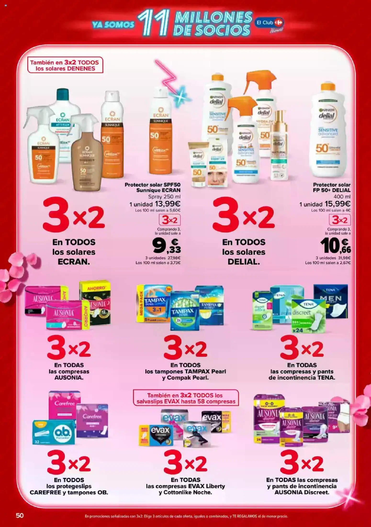 Carrefour folleto │ válido desde el 23.04.2026 | Página: 49 | Productos: Protector solar, Tampones, Té, Γλυφιτζούρι