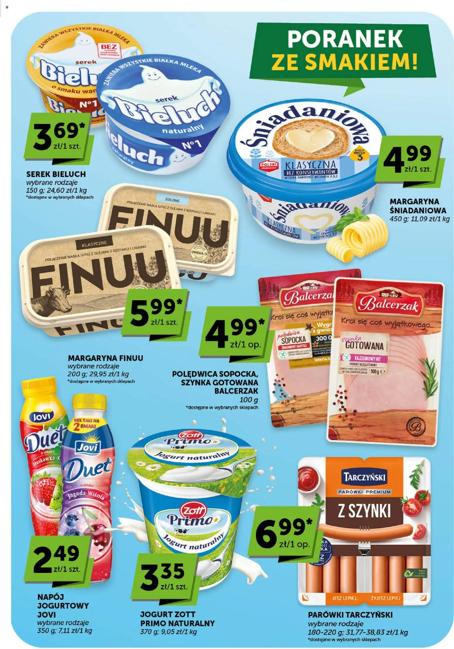 Groszek gazetka - Market od 12.03.2026 | Strona: 17 | Produkty: Mleka, Parówki tarczyński, Margaryna, Jogurt