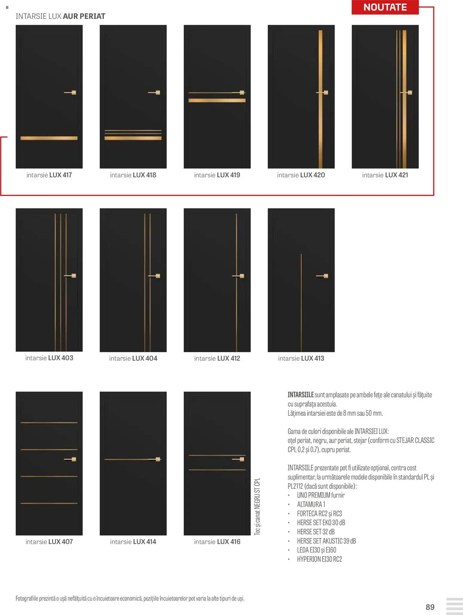 Noul catalog Proges – valabil de la 23.08.2024 | Pagină: 89 | Produse: Ușă