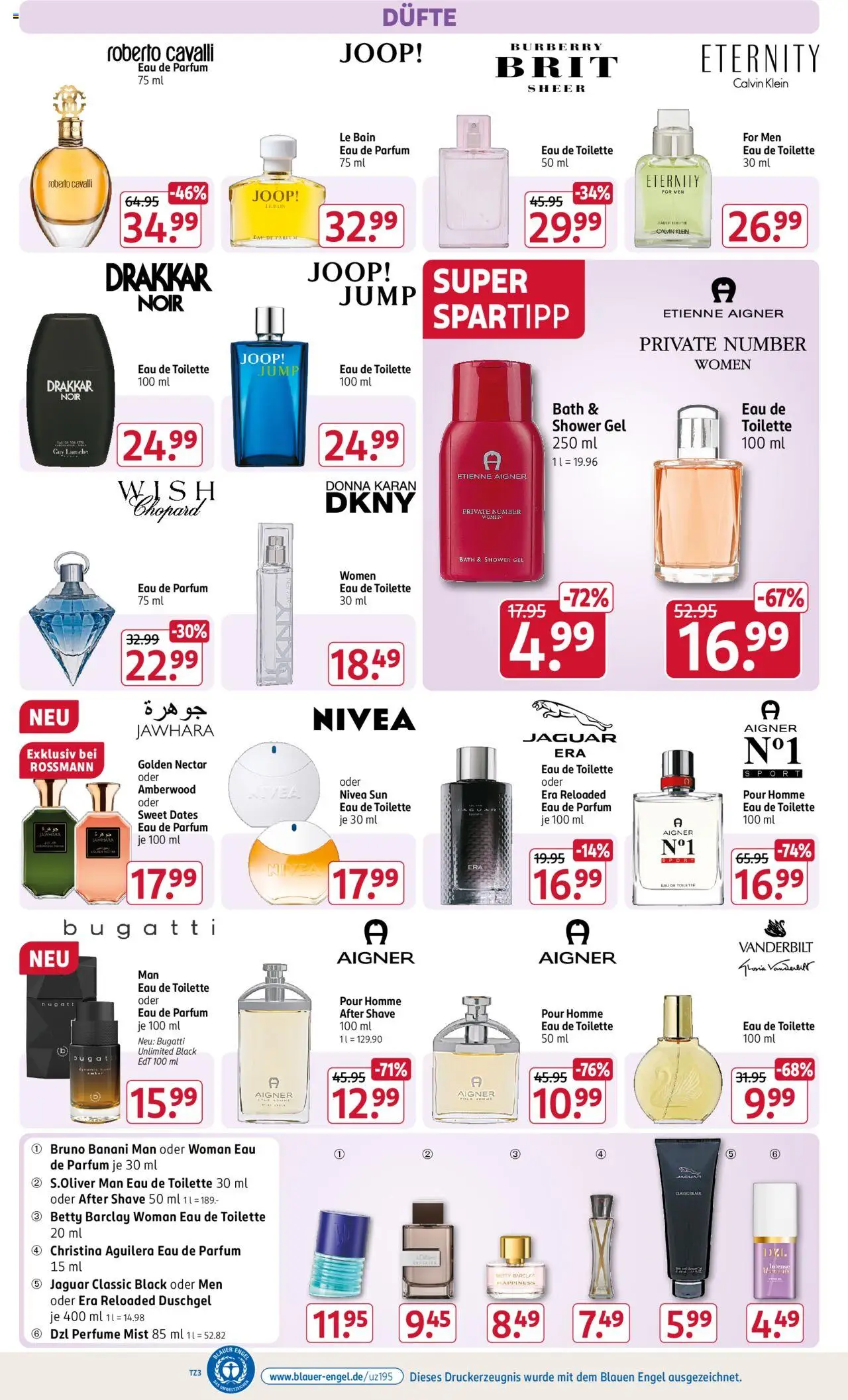 Rossmann Prospekt 	 – gültig ab 20.10.2025 | Seite: 6 | Produkte: Toilette, Parfüm, Shower Gel, Eau de Parfum