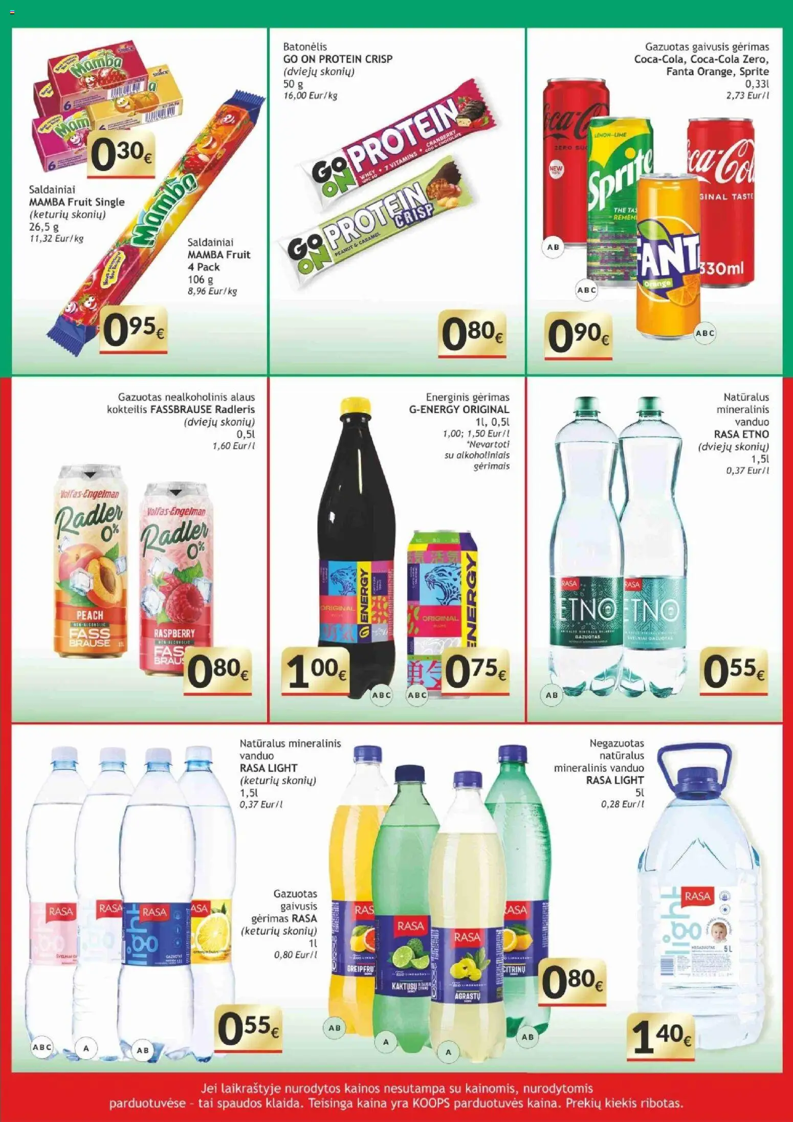 Koops akcijos nuo 05.01.2026 | Puslapis: 8 | Prekių: Ledinukai, Šokoladas, Saldainiai