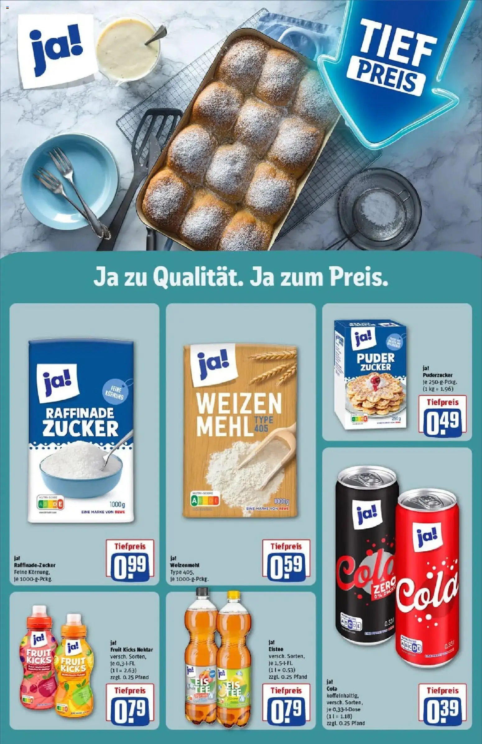 Rewe prospekt Hamburg / Wilhelmsburg	 – gültig ab 10.11.2025 | Seite: 16 | Produkte: Mehl, Puder, Weizenmehl, Zucker