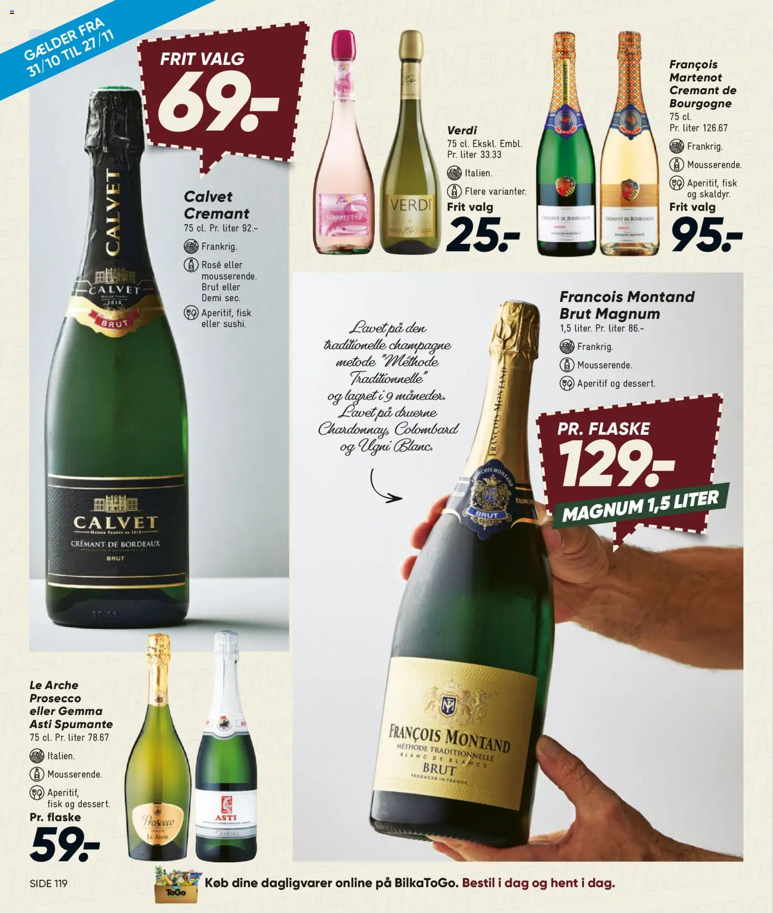 Bilka tilbudsavis – gyldig fra 01.11.2025 | Side: 119 | Produkter: Fisk