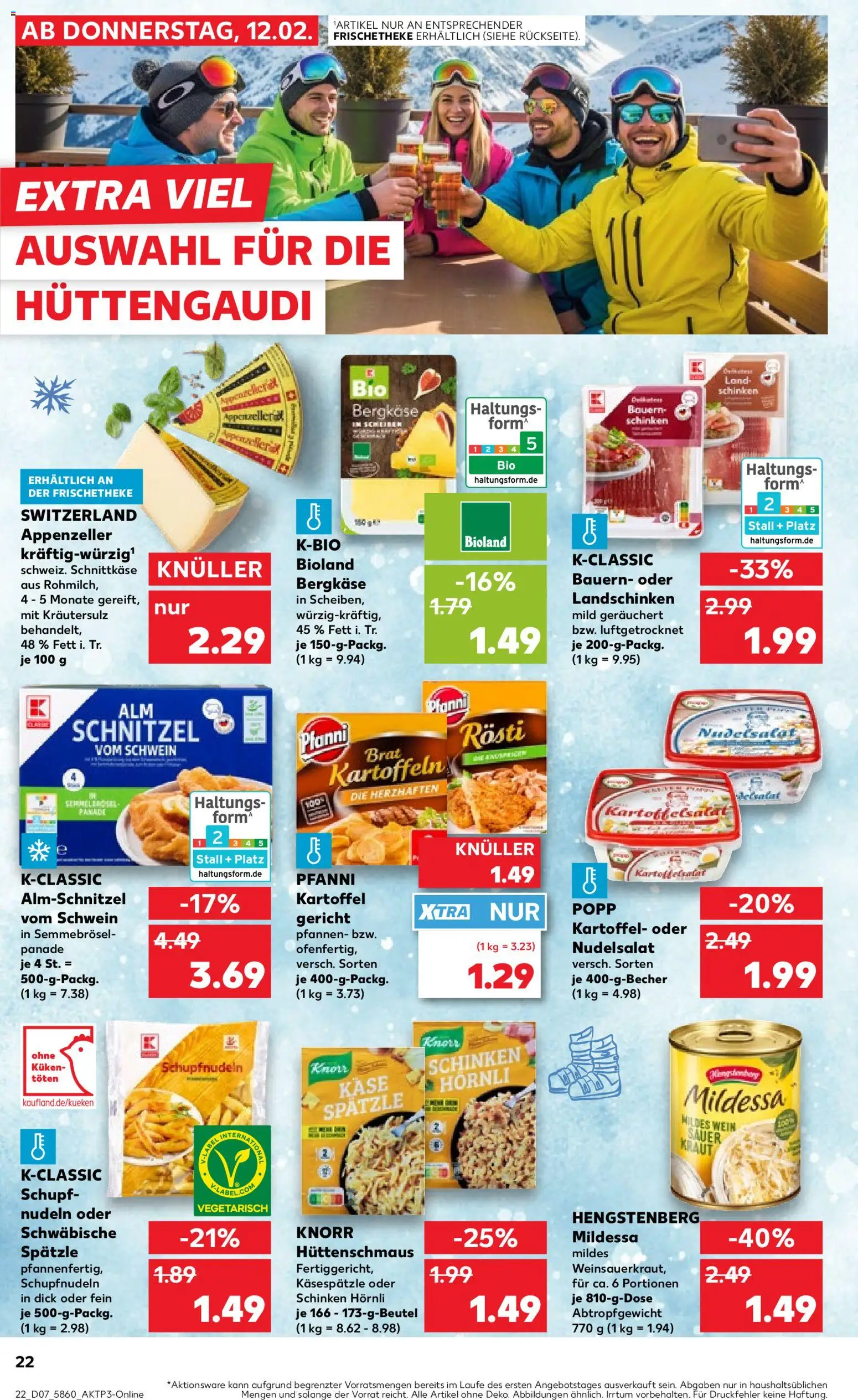 Kaufland prospekt Stuttgart	 – gültig ab 15.02.2026 | Seite: 22 | Produkte: Kartoffeln, Kraut, Schinken, Wein