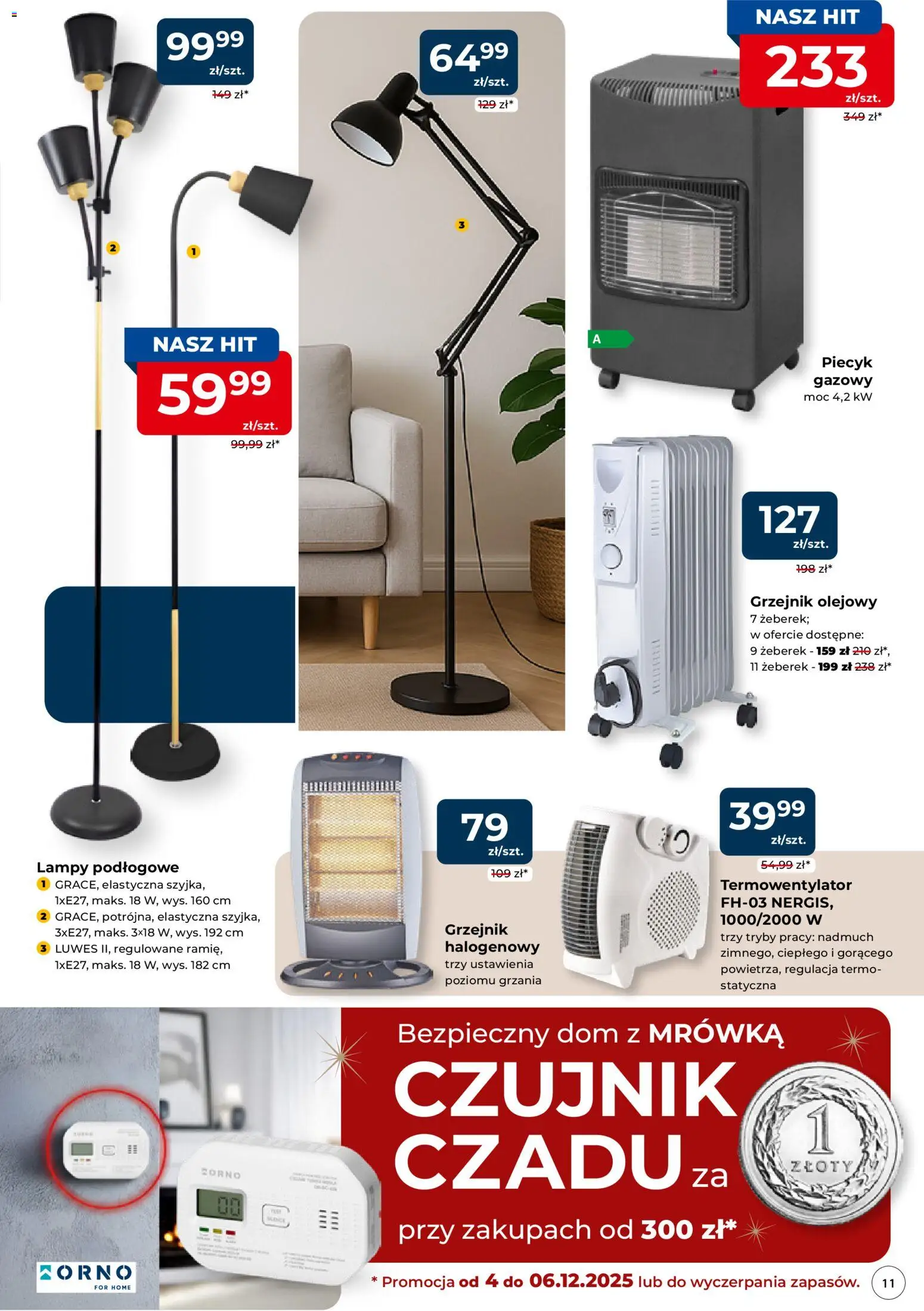 Mrówka Gazetka - Lubliniec od 27.11.2025 | Strona: 11 | Produkty: Piecyk