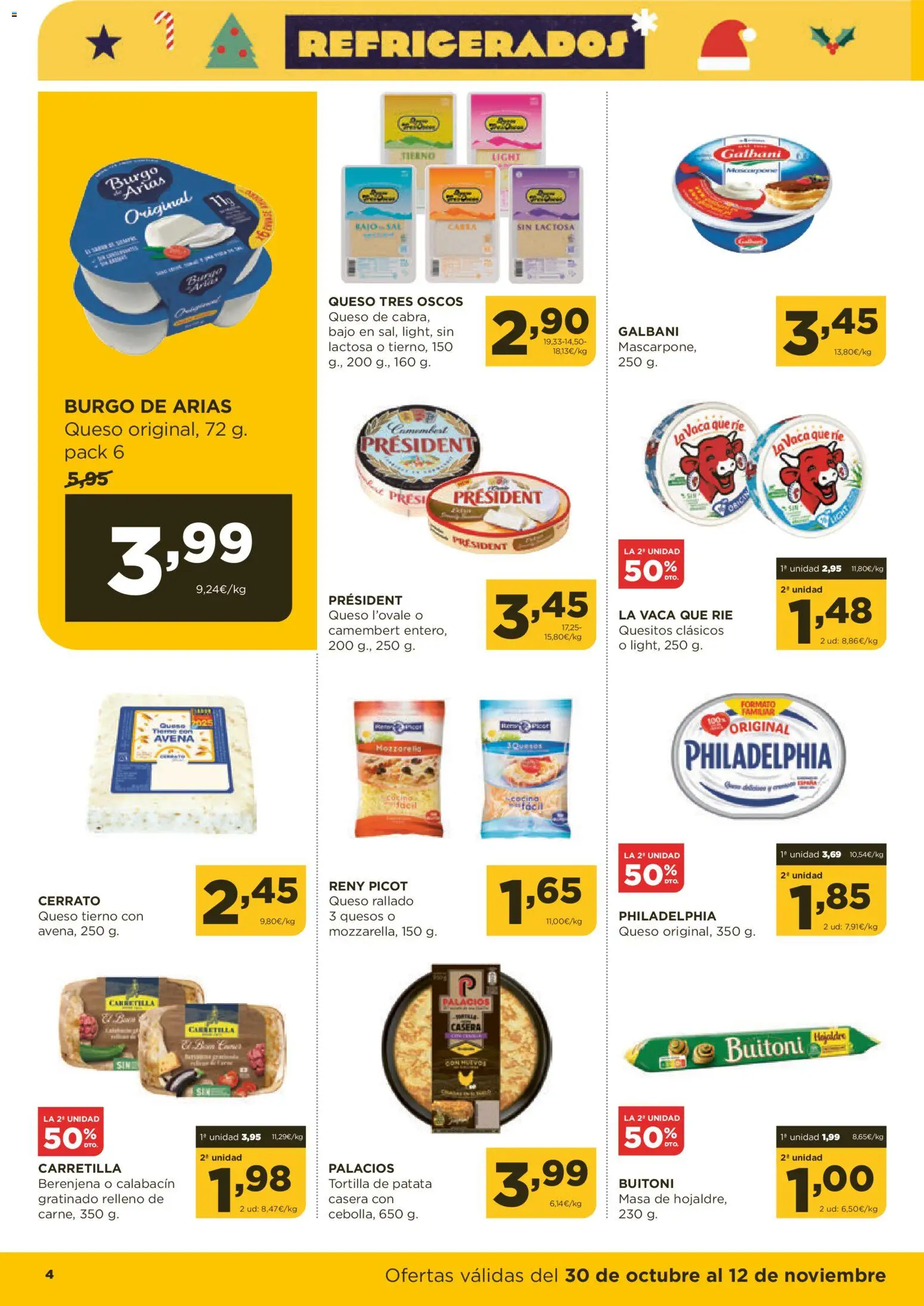 Alimerka folleto Asturias │ válido desde el 30.10.2025 | Página: 4 | Productos: Calabacín, Queso, Queso rallado, Cocina