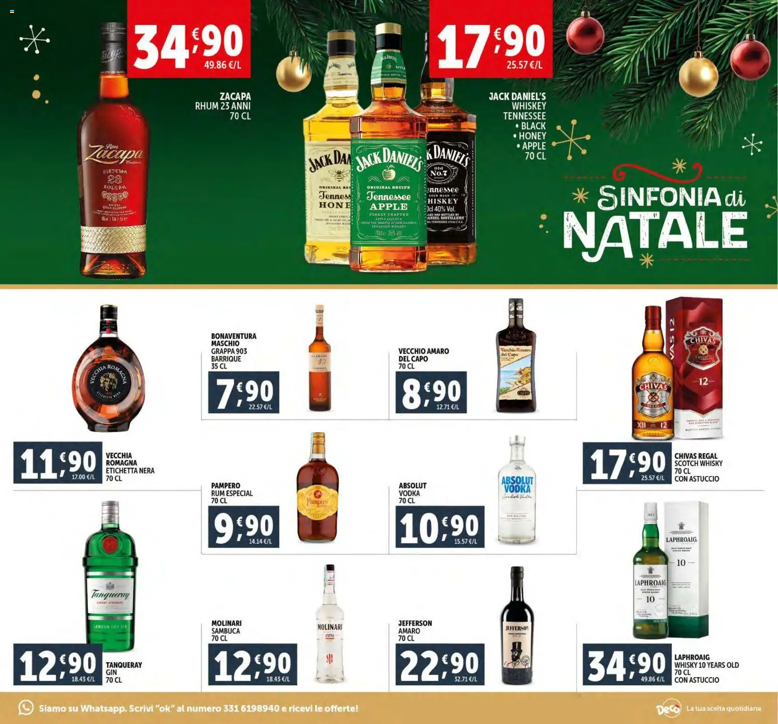 Volantino Decò del 15.12.2025 | Pagina: 7 | Prodotti: Whisky, Rum, The, Astuccio