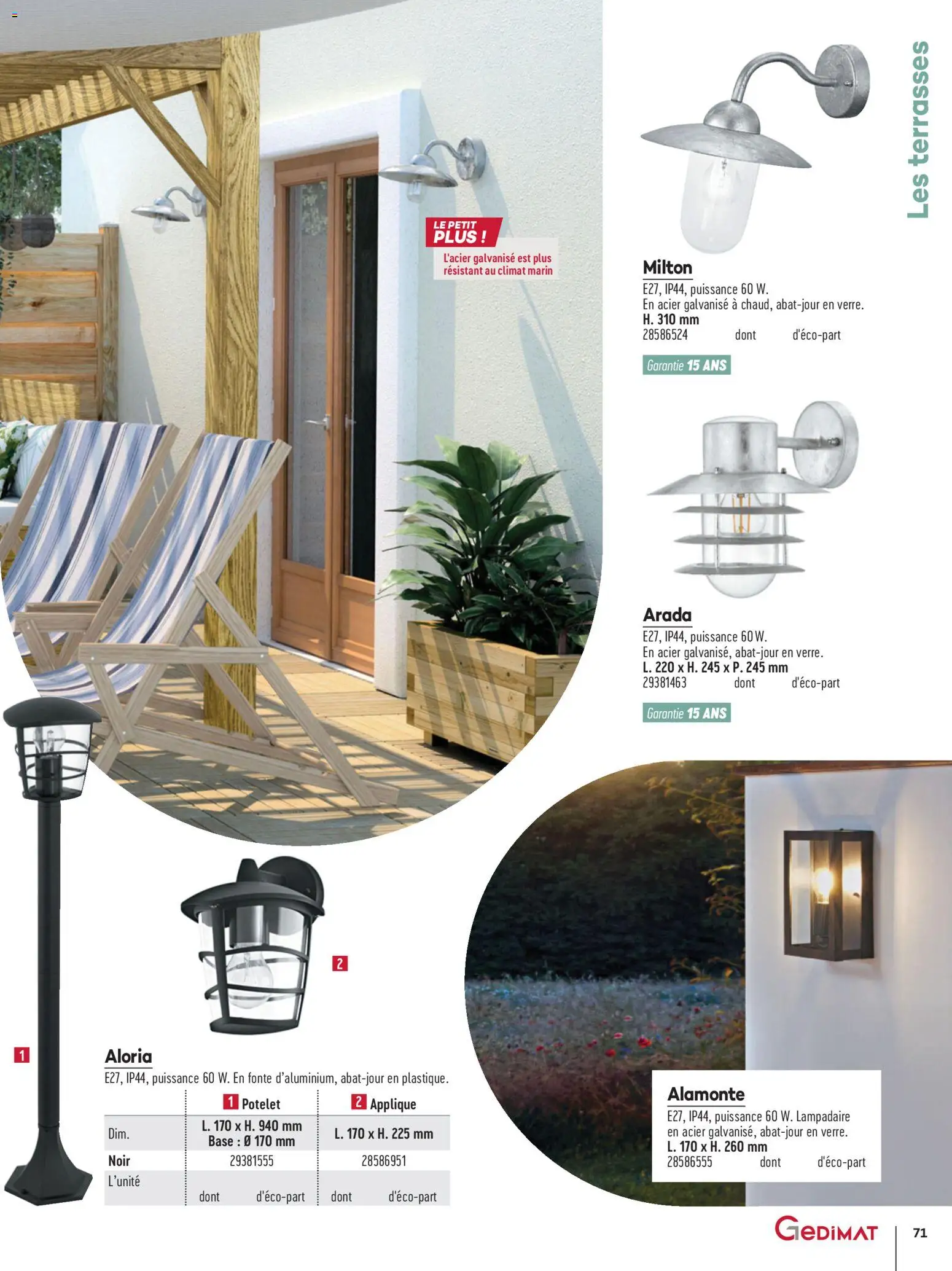 {H1} | Page: 71 | Produits: Base, Lampadaire