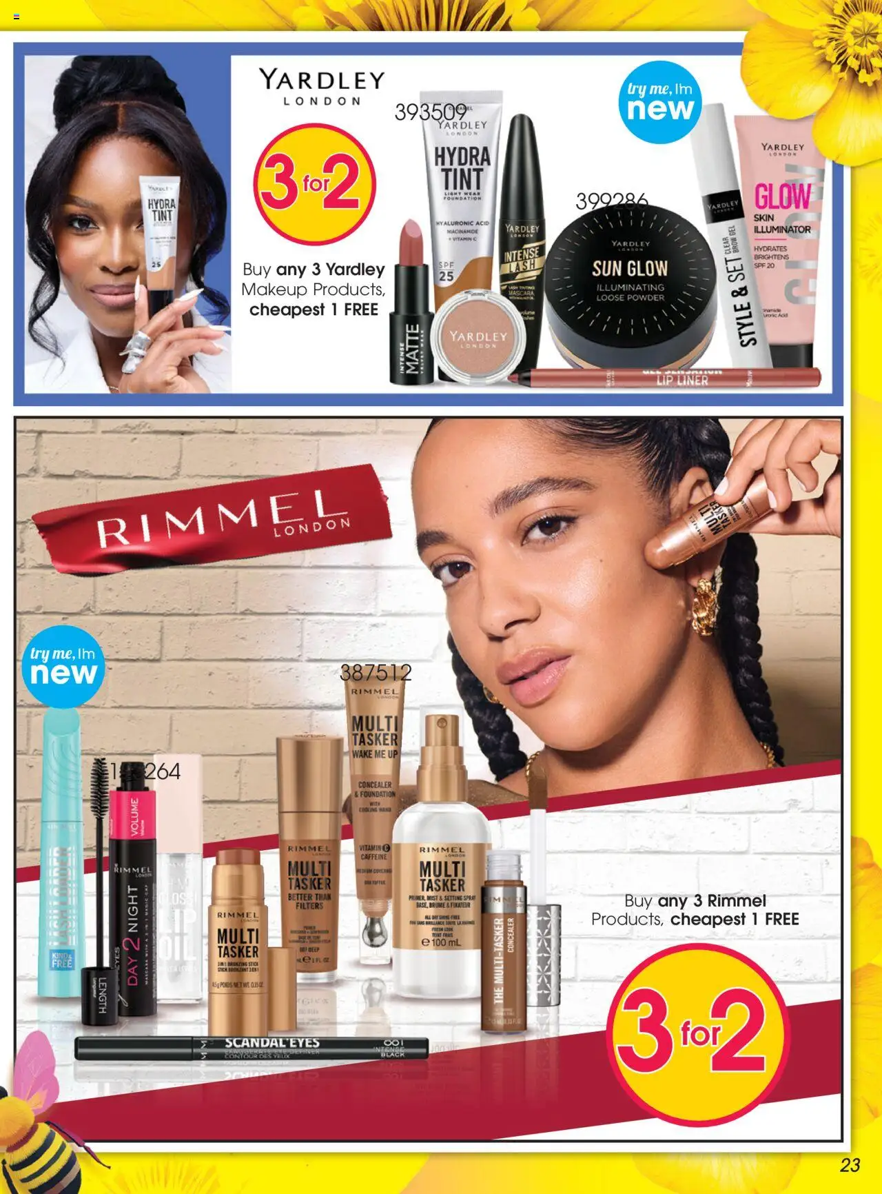 New Clicks catalogue – valid from 23.09.2025 | Page: 23 | Products: Setting spray, Foundation, Concealer, Mascara