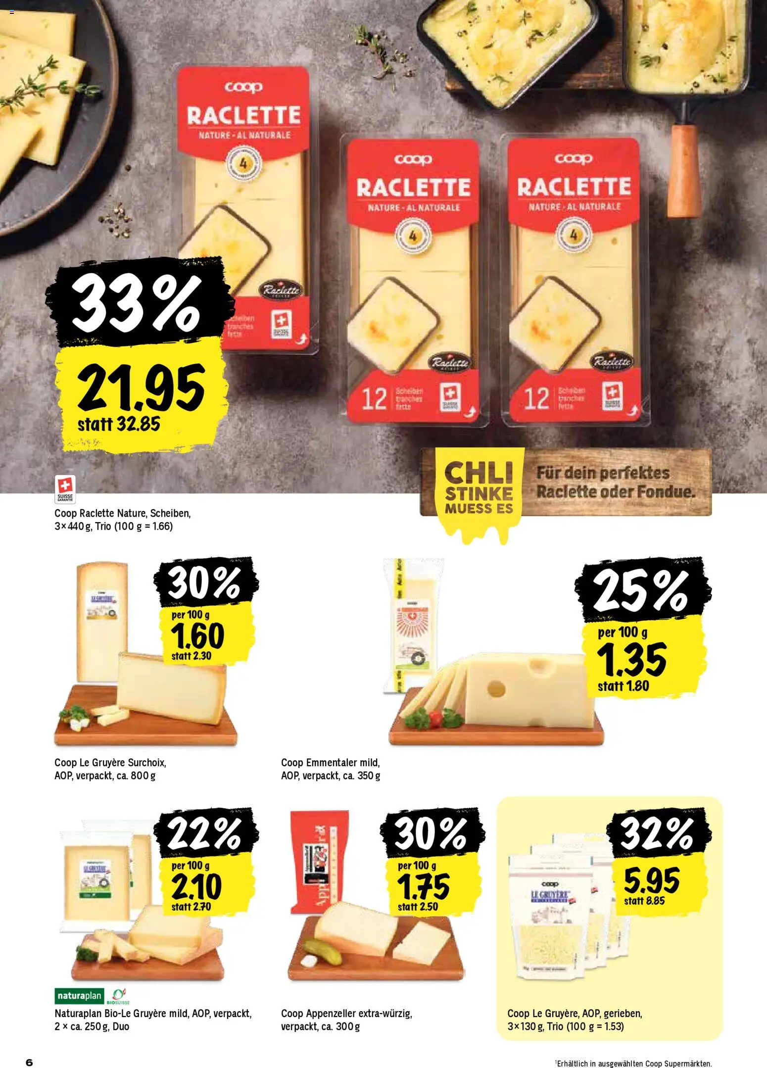 Coop - Black Friday – gültig ab 27.11.2025 | Seite: 6 | Produkte: Raclette