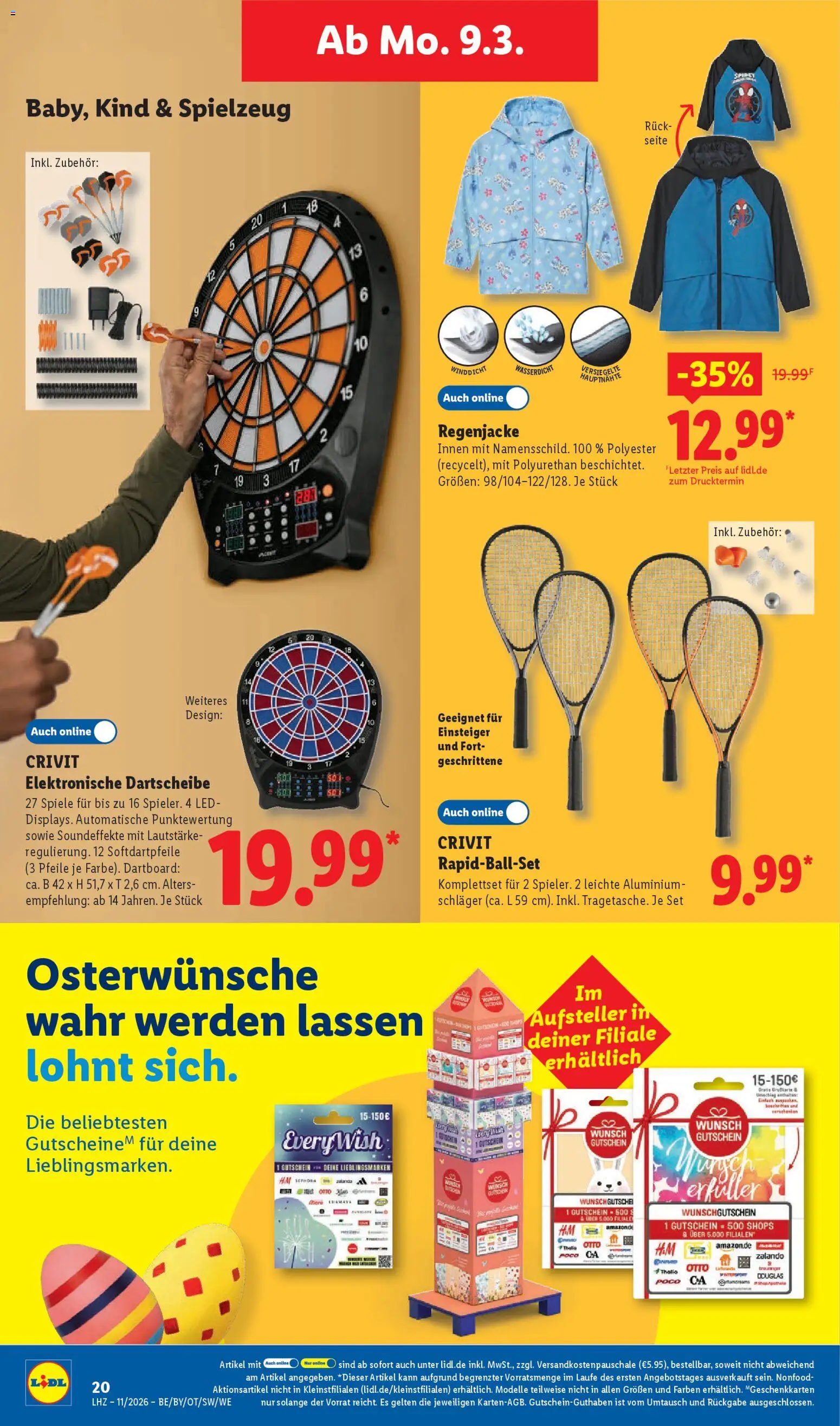 Lidl Prospekt Gedern – gültig ab 09.03.2026 | Seite: 38 | Produkte: Regenjacke