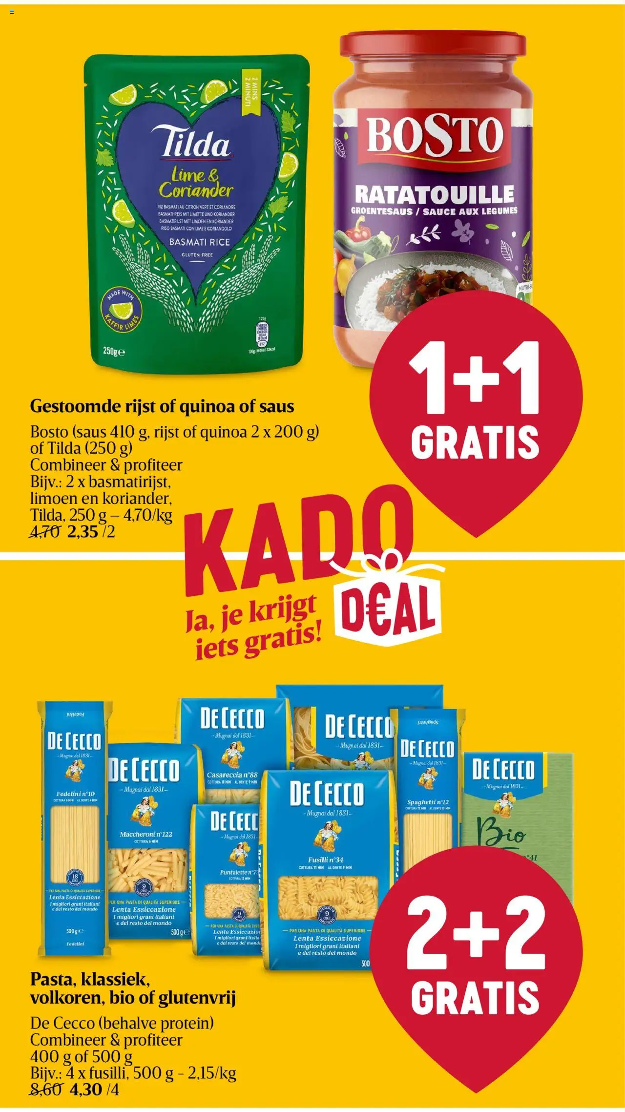  | Pagina: 11 | Producten: Rijst, Pasta, Quinoa, Saus