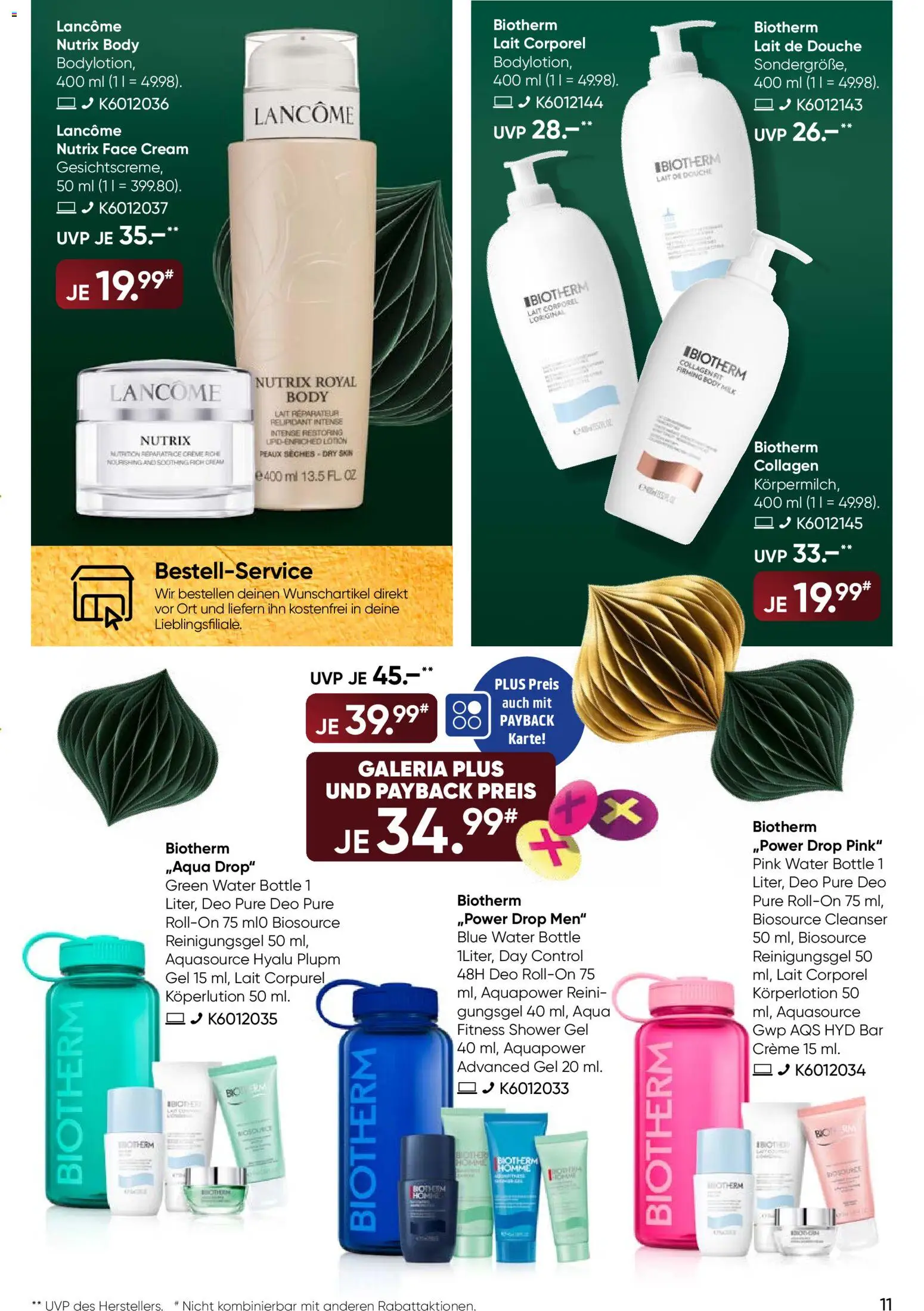 Galeria Karstadt Kaufhof Prospekt 	 – gültig ab 17.12.2025 | Seite: 11 | Produkte: Creme, Körperlotion, Shower Gel, Body Milk