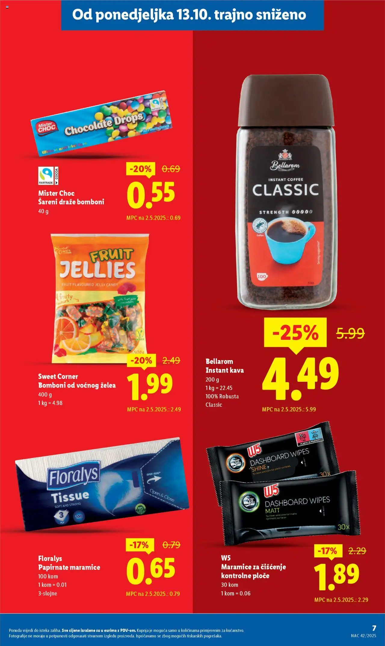 Lidl katalog | vrijedi od 08.09.2025 | Stranica: 7 | Proizvodi: Kava, Bomboni