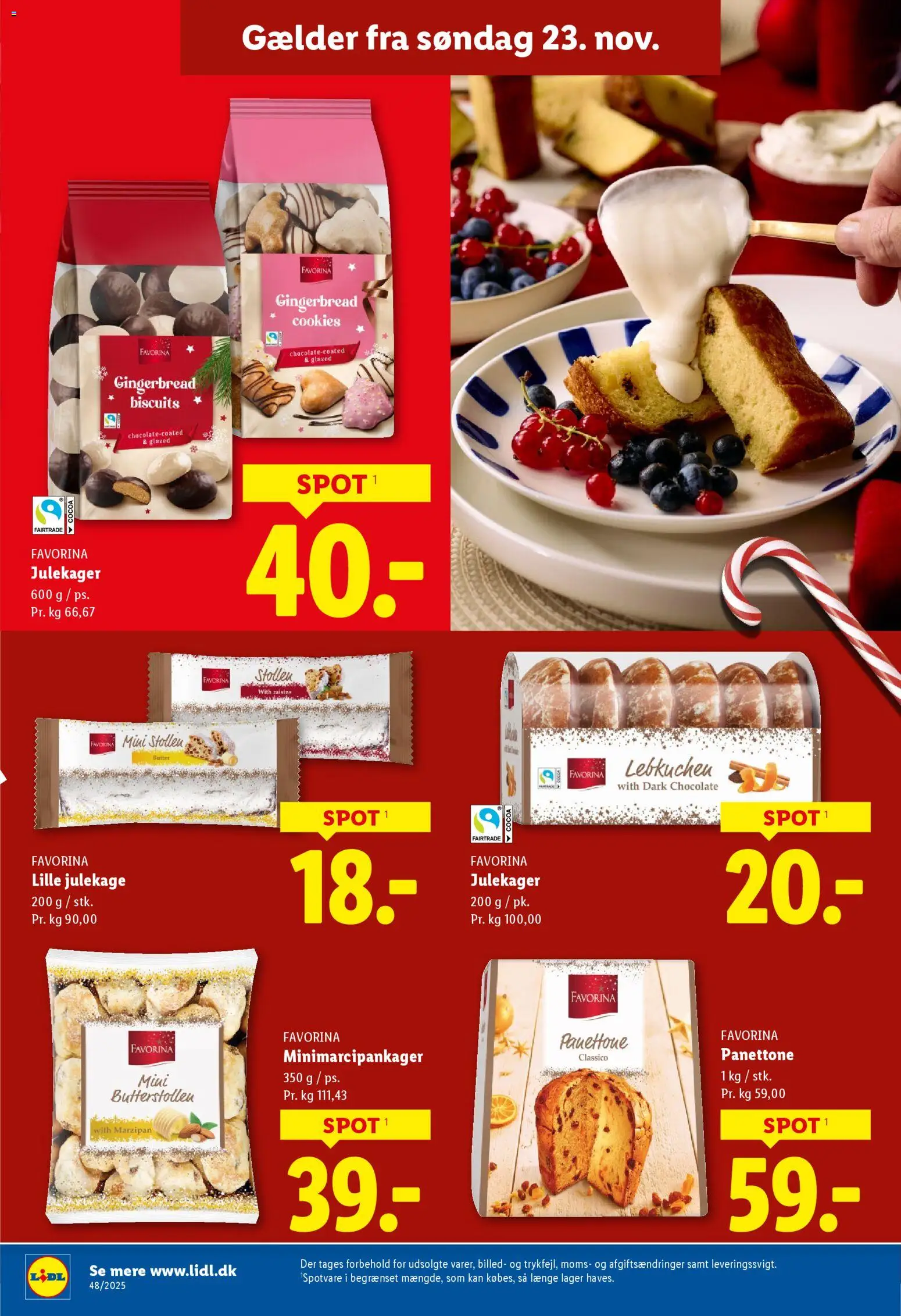 Lidl tilbudsavis – gyldig fra 23.11.2025 | Side: 16 | Produkter: Cookies, Søm