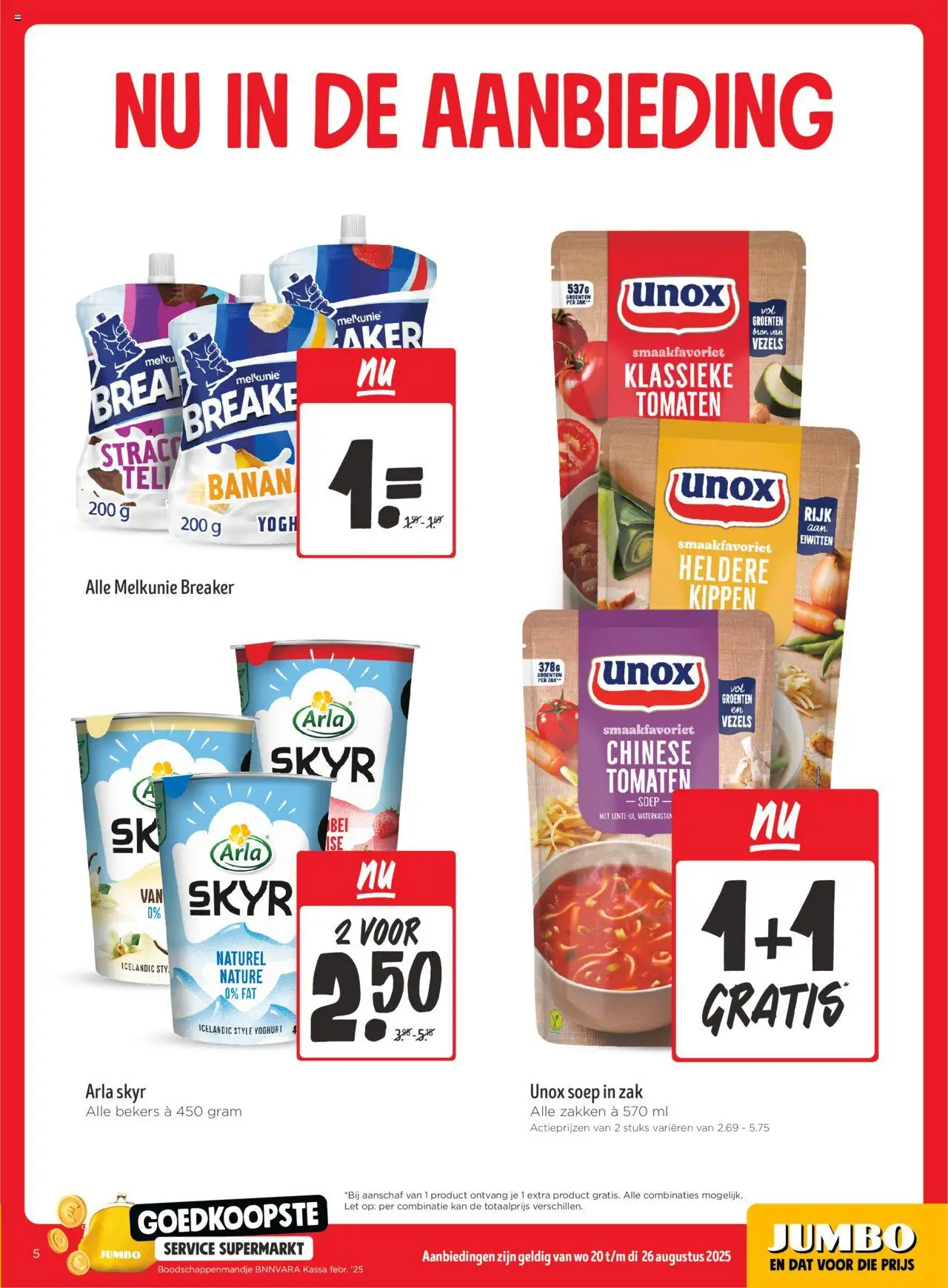  | Pagina: 5 | Producten: Melk, Yoghurt, Tomaten, Groenten