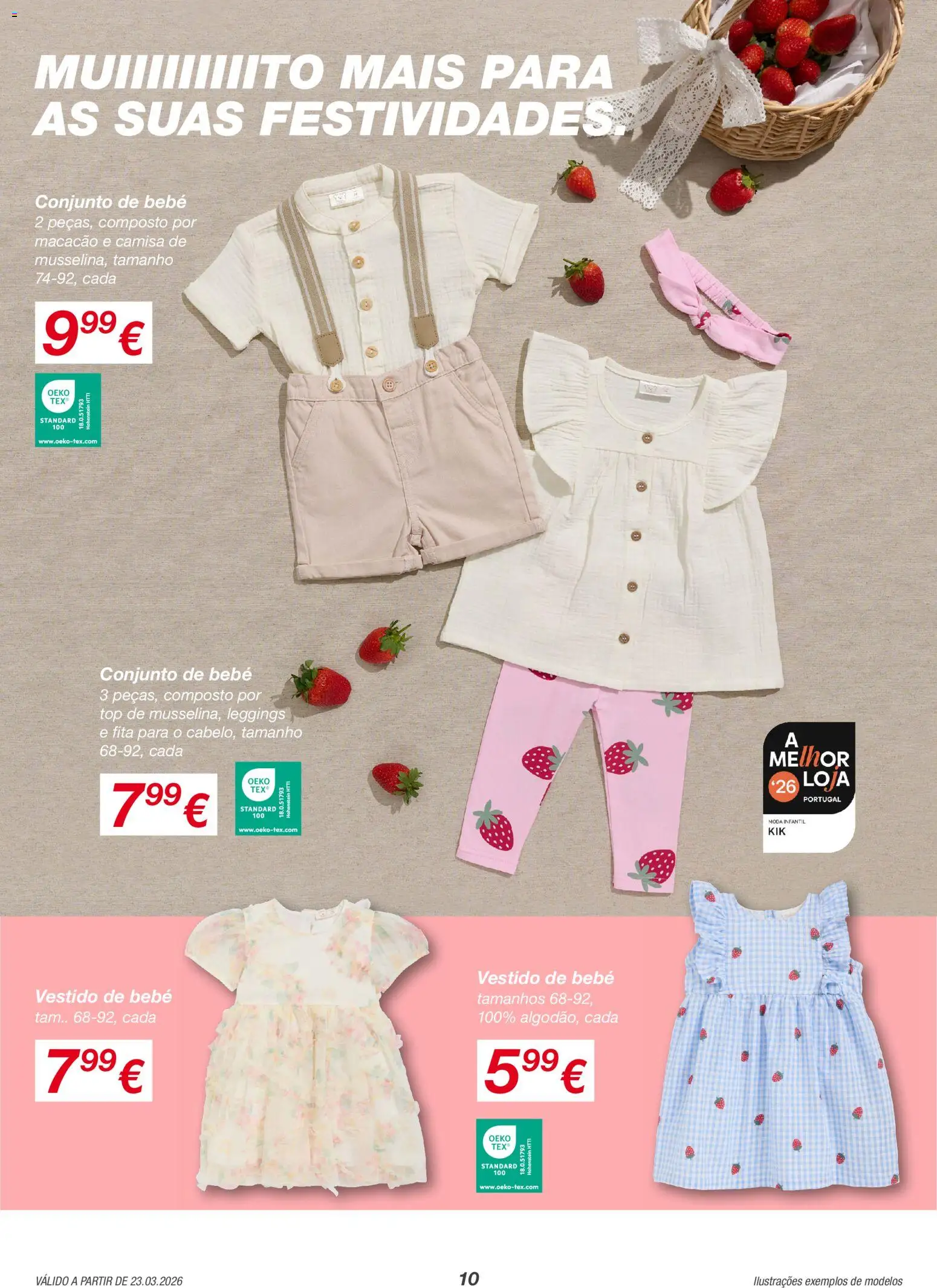 KIK folheto │ válido de 23.03.2026 | Página: 10 | Produtos: Vestido, Top, Camisa, Leggings