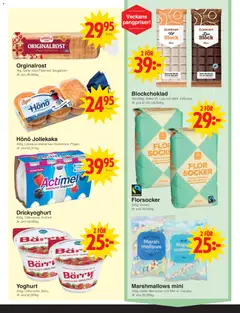 Matöppet - erbjudanden - Förhandsvisning av reklamblad från butik Matöppet aktuell från 24.11.2025 | Sida: 2 | Produkter: Bageri, Galler, Yoghurt, Ljus