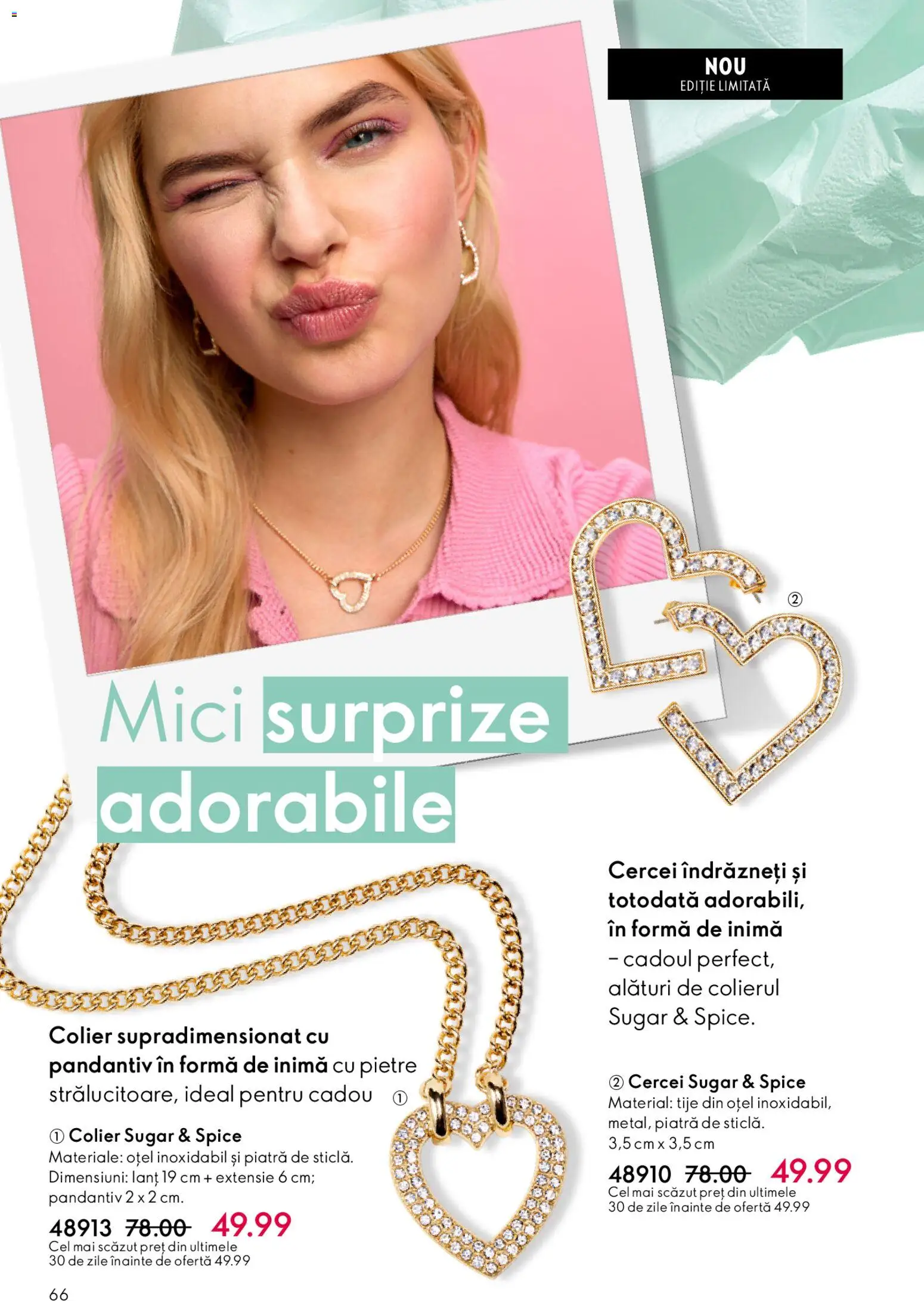 Noul catalog Oriflame – valabil de la 11.02.2026 | Pagină: 66 | Produse: Cercei, Colier, Mici