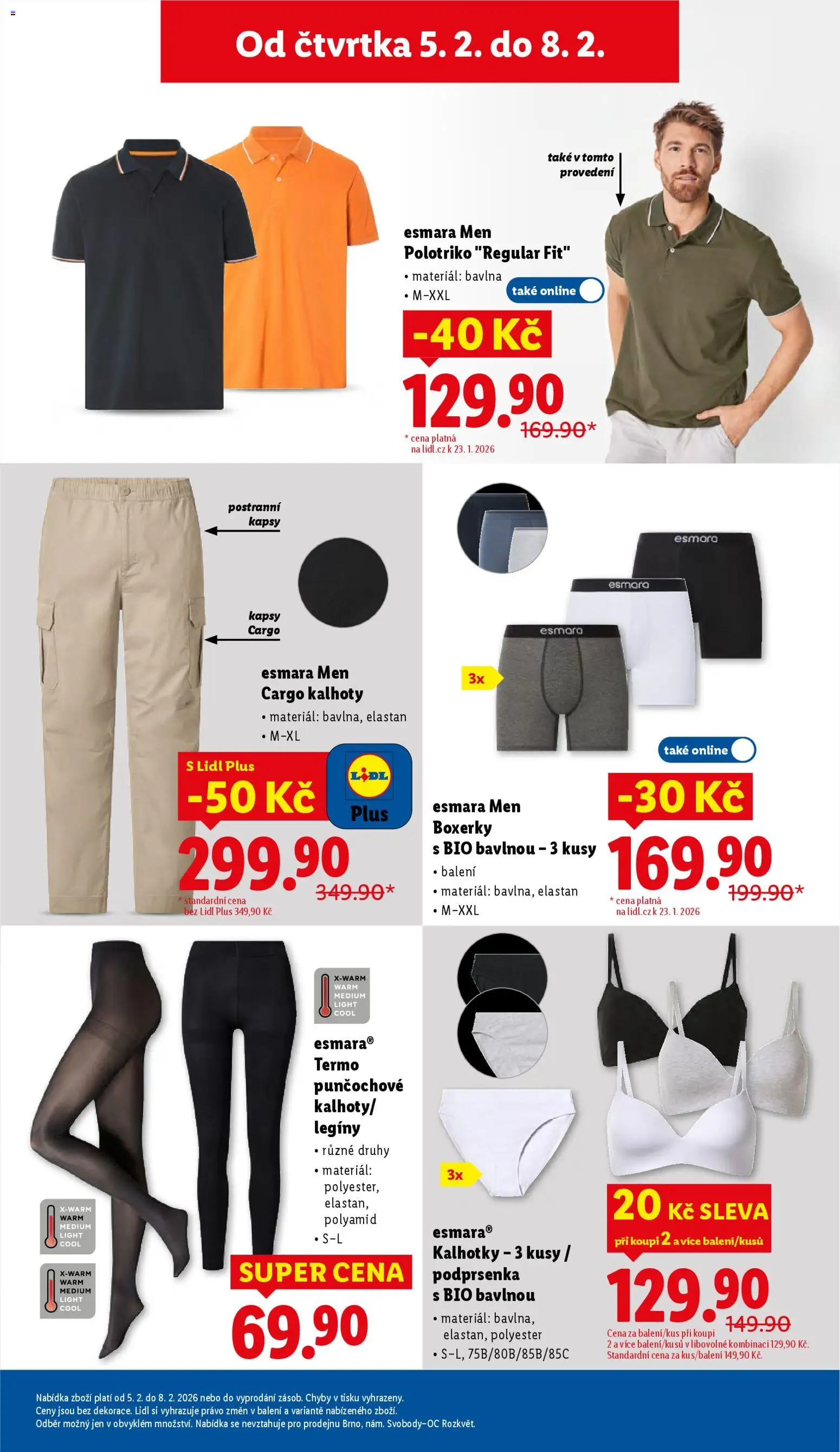 Lidl leták - Spotřební zboží od 02.02.2026 | Strana: 27 | Produkty: Kalhoty, Kalhotky, Legíny, Boxerky