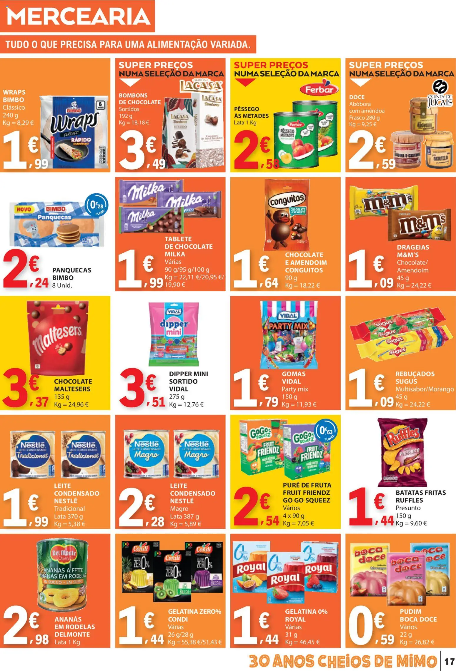 E.Leclerc folheto │ válido de 15.01.2026 | Página: 17 | Produtos: Nestlé, Chocolate, Presunto, Batatas fritas