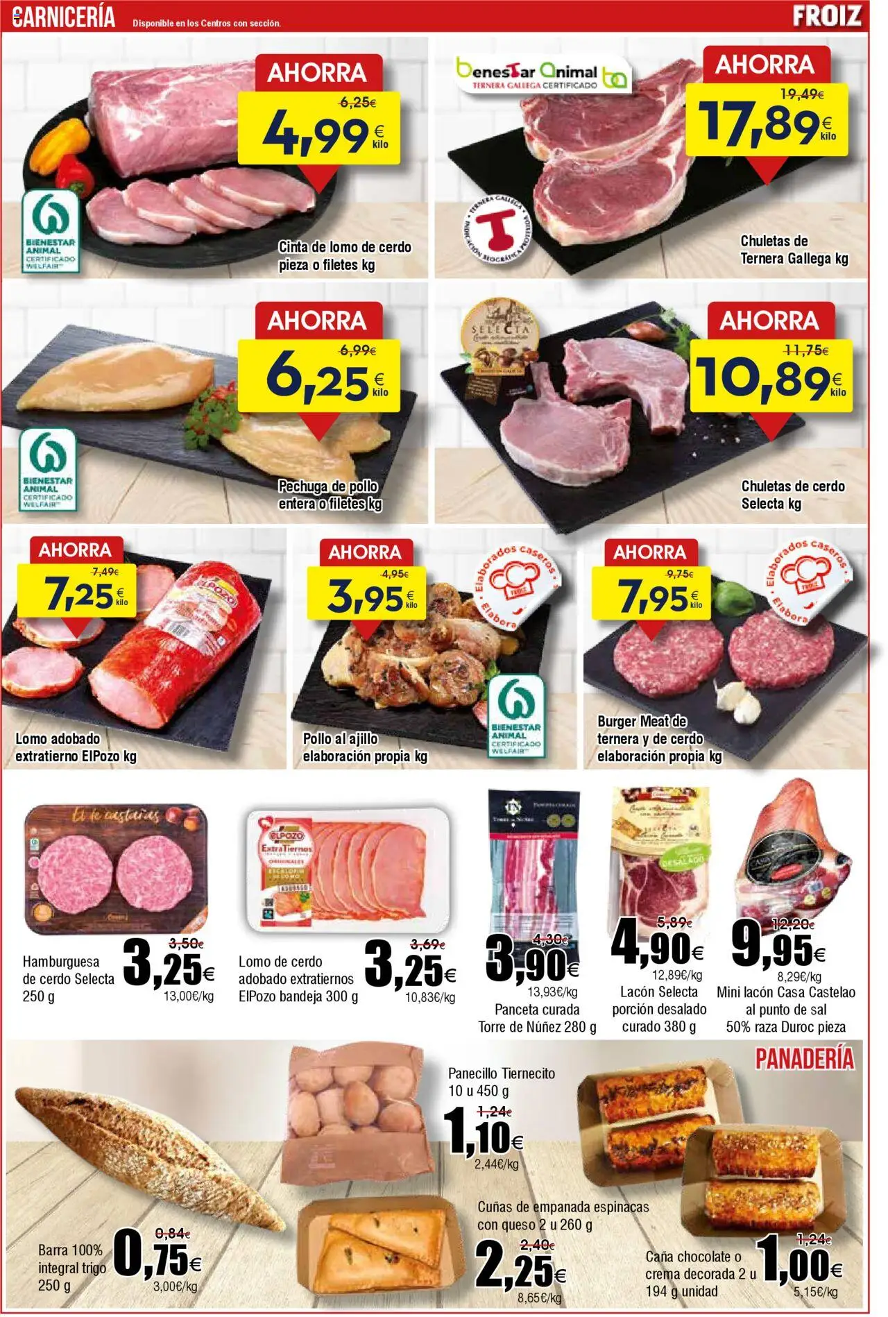 Froiz folleto │ válido desde el 21.10.2025 | Página: 3 | Productos: Ηλεκτρικός φούρνος, Cerdo, Crema, Bandeja