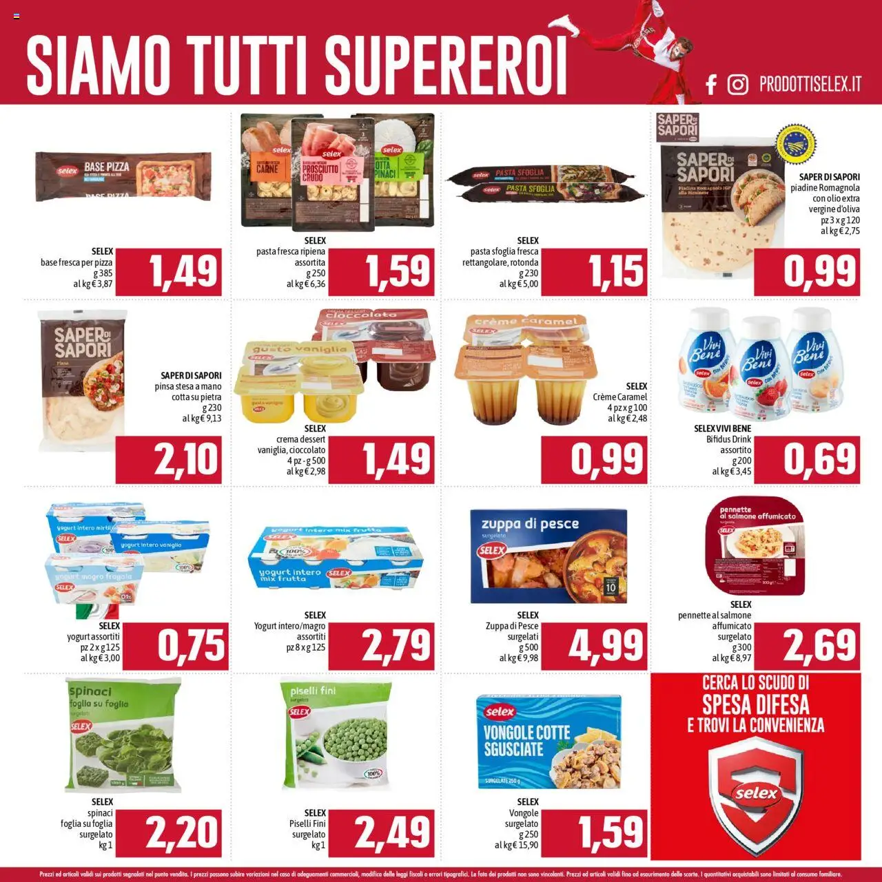 Volantino Emisfero del 01.06.2025 | Pagina: 3 | Prodotti: Pasta, Spinaci, Piselli, Pennette