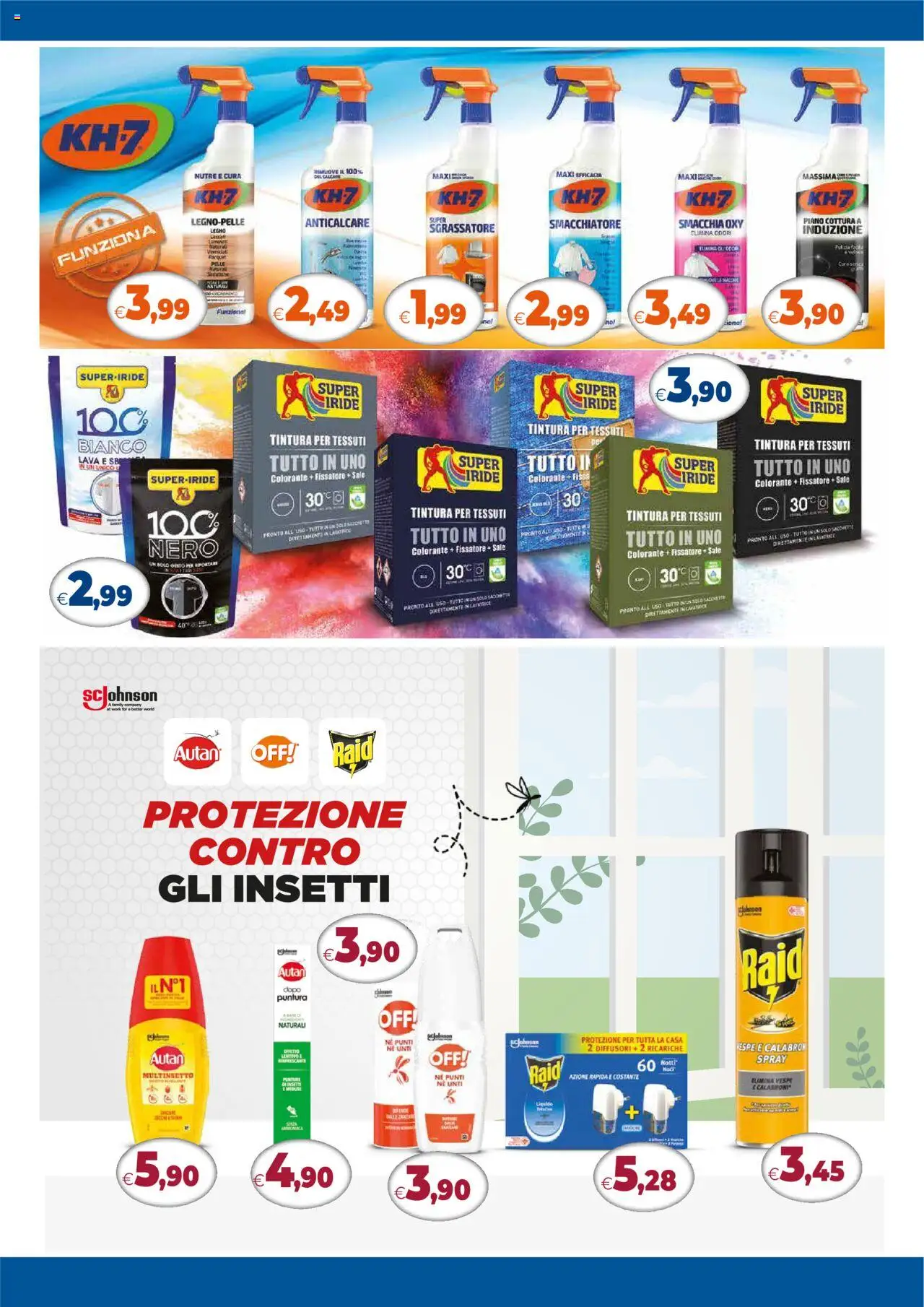 Volantino Galassia del 07.08.2025 | Pagina: 14 | Prodotti: Smacchiatore, Anticalcare, Sale, Scopa
