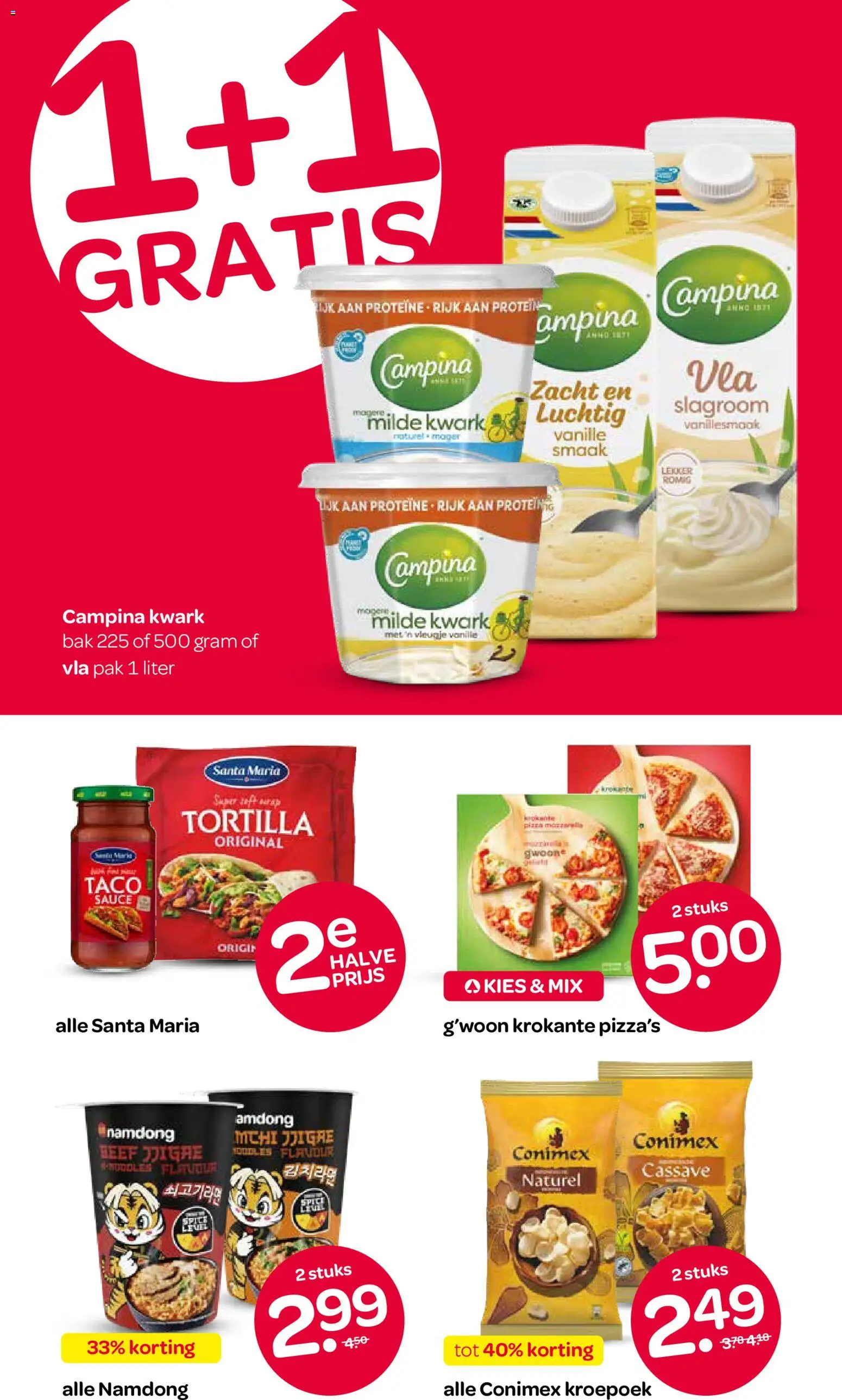 {H1} | Pagina: 8 | Producten: Kwark, Taco, Slagroom, Pavilon