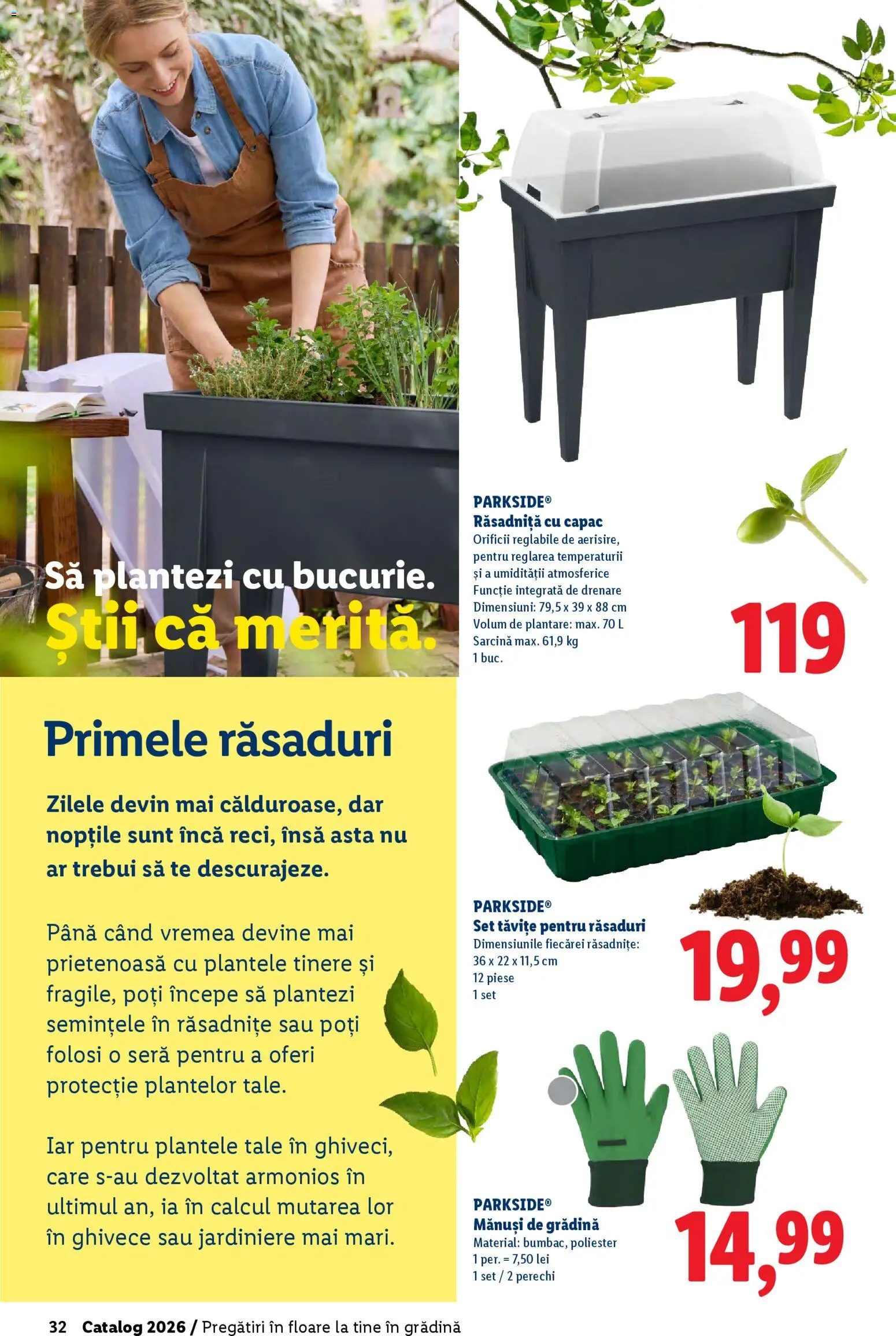 Noul catalog Lidl – valabil de la 19.02.2026 | Pagină: 32 | Produse: Mănuși