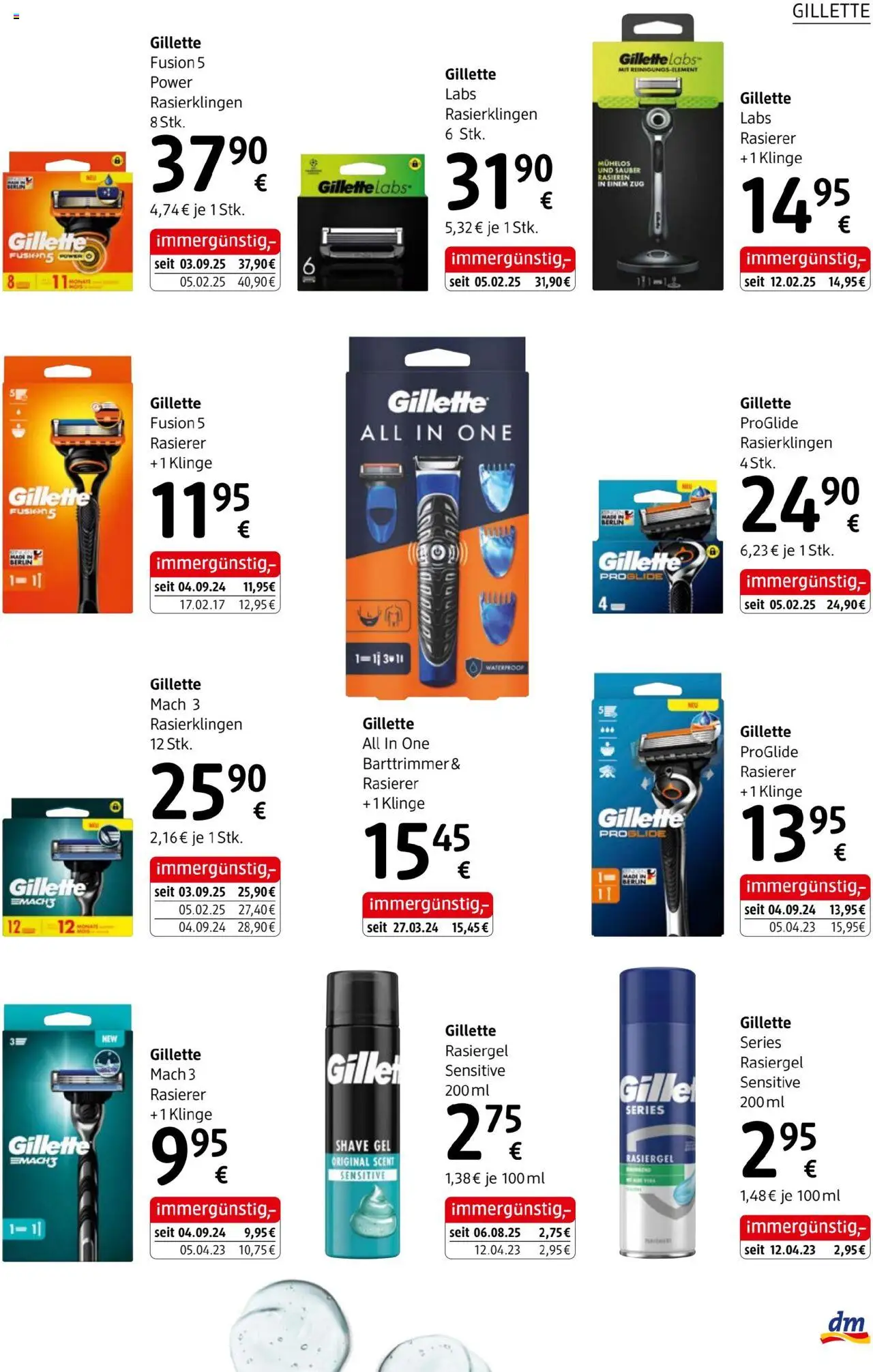 dm drogerie markt Journal Oktober 2025 gültig ab 09.10.2025 | Seite: 19 | Produkte: Rasierer