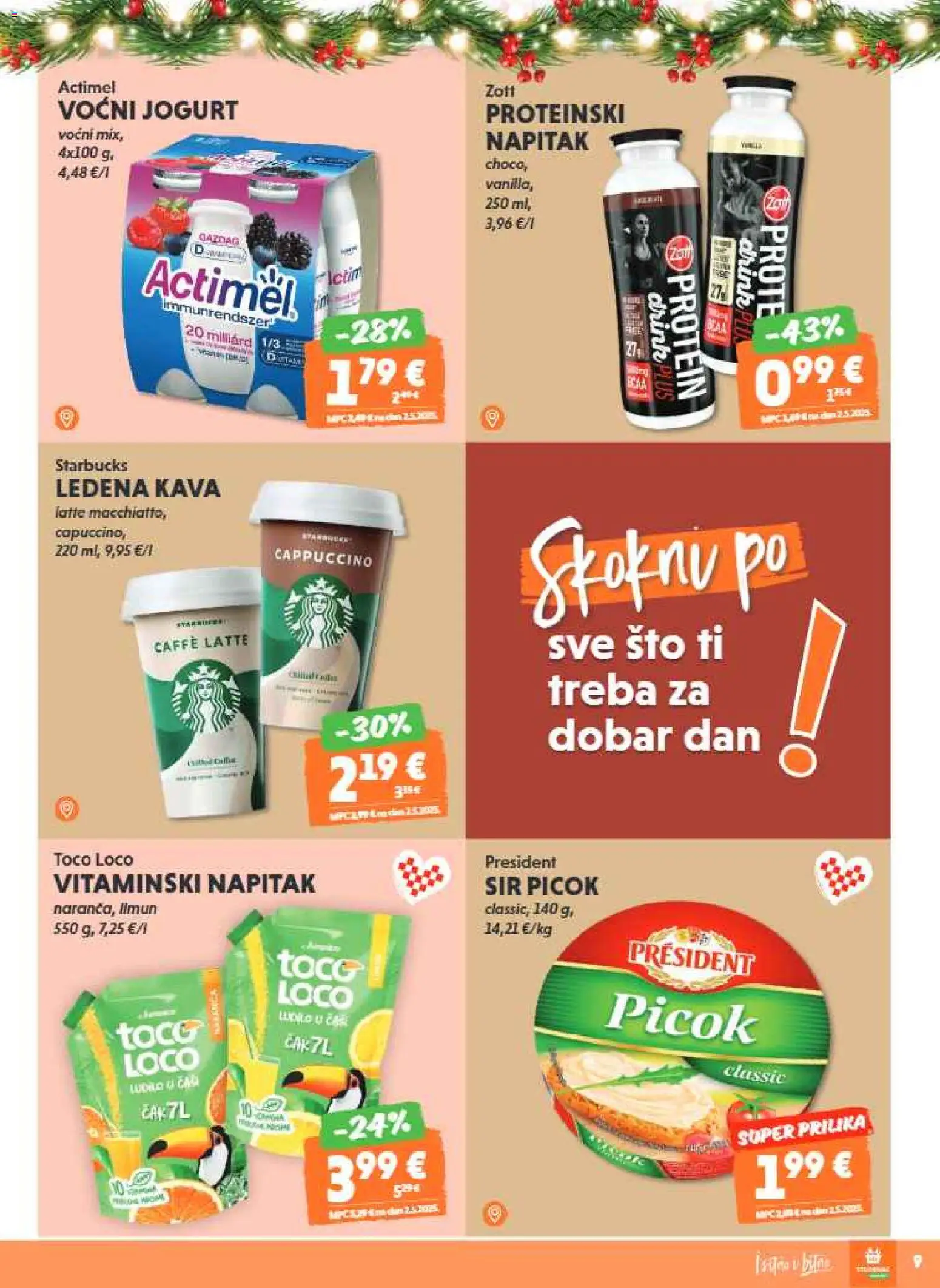 Studenac katalog | vrijedi od 10.12.2025 | Stranica: 9 | Proizvodi: Jogurt, Voćni jogurt, Ledena kava, Limun