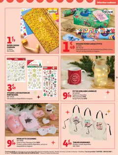 Auchan - Prévisualisation de Auchan - Bon Noël et Bonnes Affaires : Sélection cadeaux valide à partir de 02.12.2025 | Page: 31 | Produits: Tablier, Guirlande lumineuse, Papier cadeau, Bouillotte