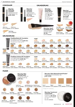 Mary Kay Aktionen ab 16.07.2025 | Seite: 29 | Produkte: Concealer, Tagescreme, CC Cream, Foundation