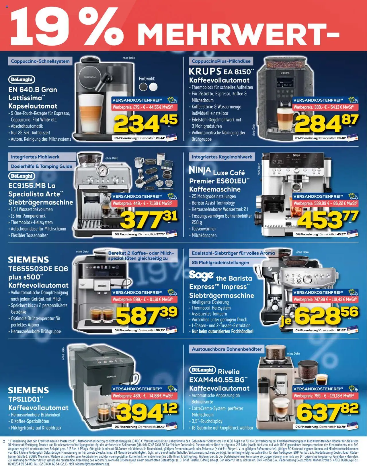 Euronics Prospekt 	 - gültig ab dem 13.08.2025 | Seite: 2 | Produkte: Krups, Kaffeemaschine, Milch, Kaffeevollautomat