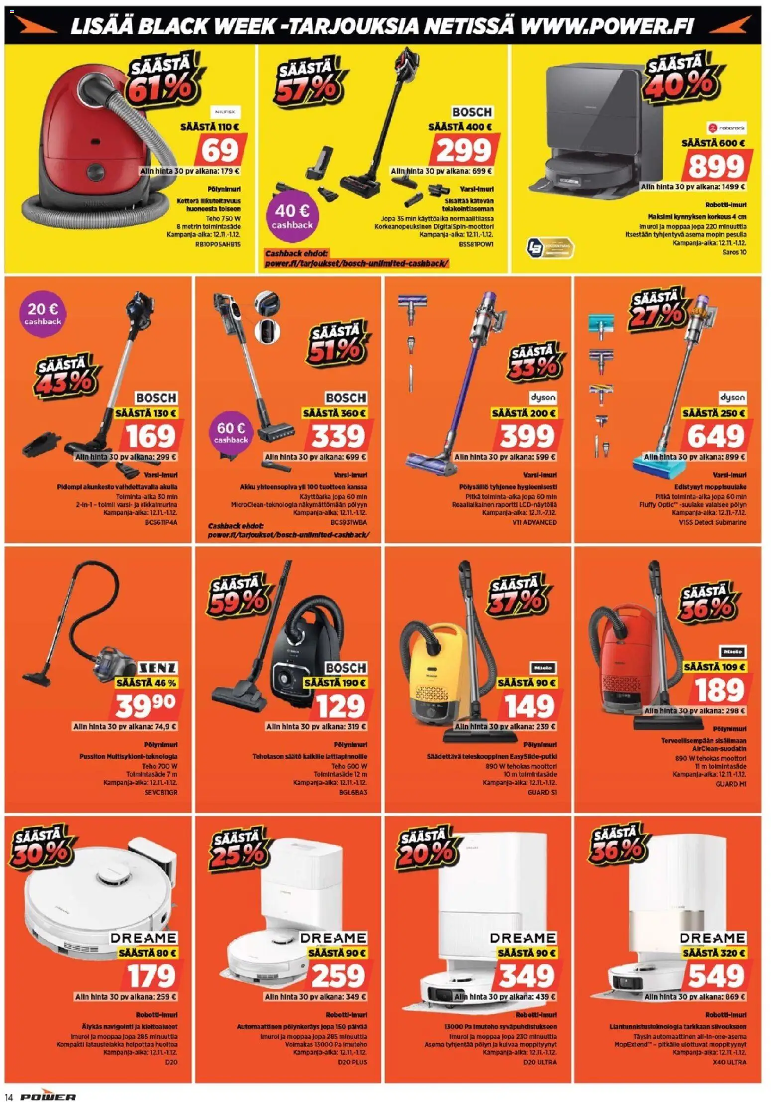Power - Black Friday – voimassa 24.11.2025 alkaen | Sivu: 15 | Tuotteet: Navigointi, Akku