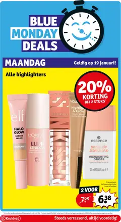 Kruidvat folder week 4 - Voorbeeld van een folder van Kruidvat, geldig van 19.01.2026 | Pagina: 2 | Producten: Kan