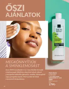 Katalógus AVON 2025 októberi - amely érvényes a következő dátumtól: 01.10.2025 | Oldal: 32 | Termékek: Micellás víz
