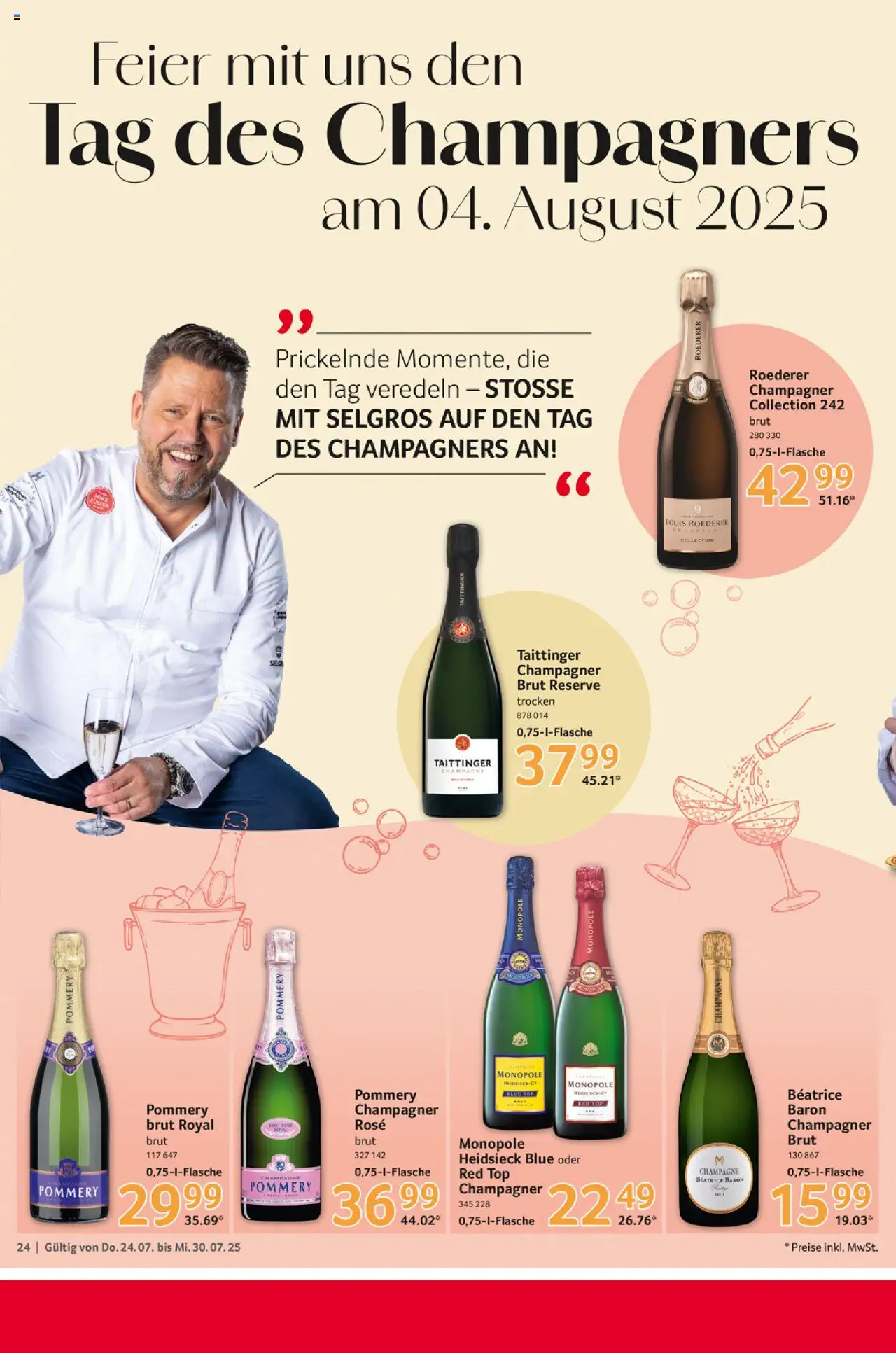 Selgros Prospekt 	 - gültig ab dem 24.07.2025 | Seite: 24 | Produkte: Top