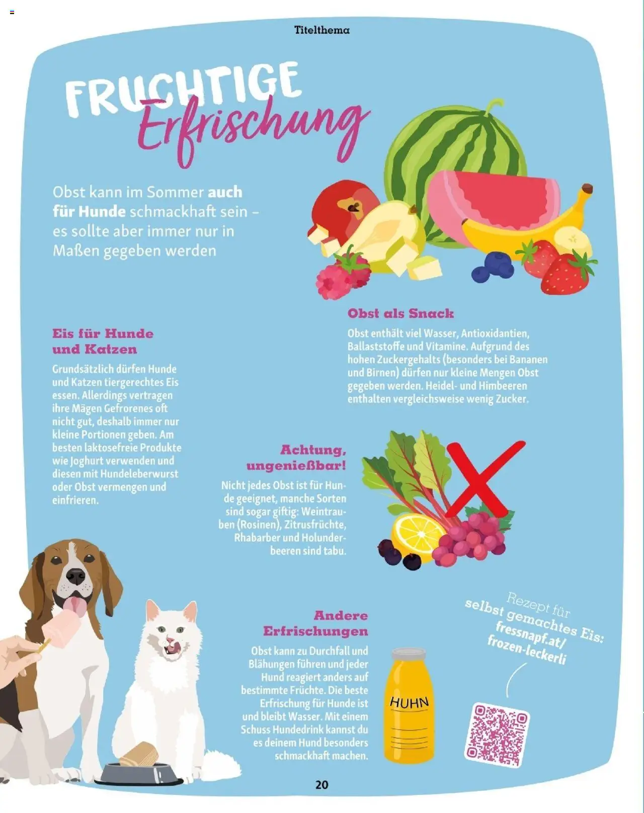Fressnapf Friends 04/25 gültig ab 01.07.2025 | Seite: 20 | Produkte: Eis, Obst, Joghurt, Bananen