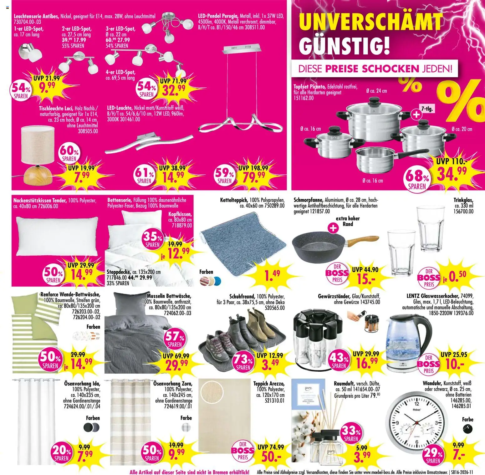 SB Möbel Boss Prospekt 	 – gültig ab 11.04.2026 | Seite: 11