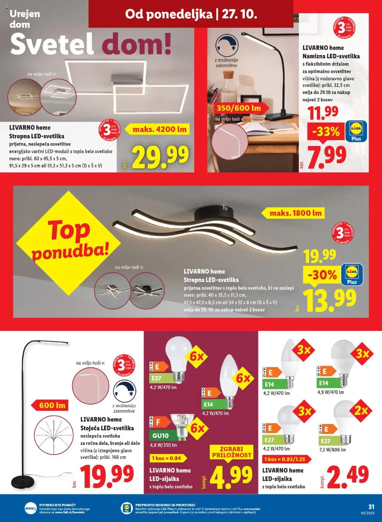 Novi Lidl katalog ponudbe – veljaven od 23.10.2025 | Stran: 65 | Izdelki: Kos