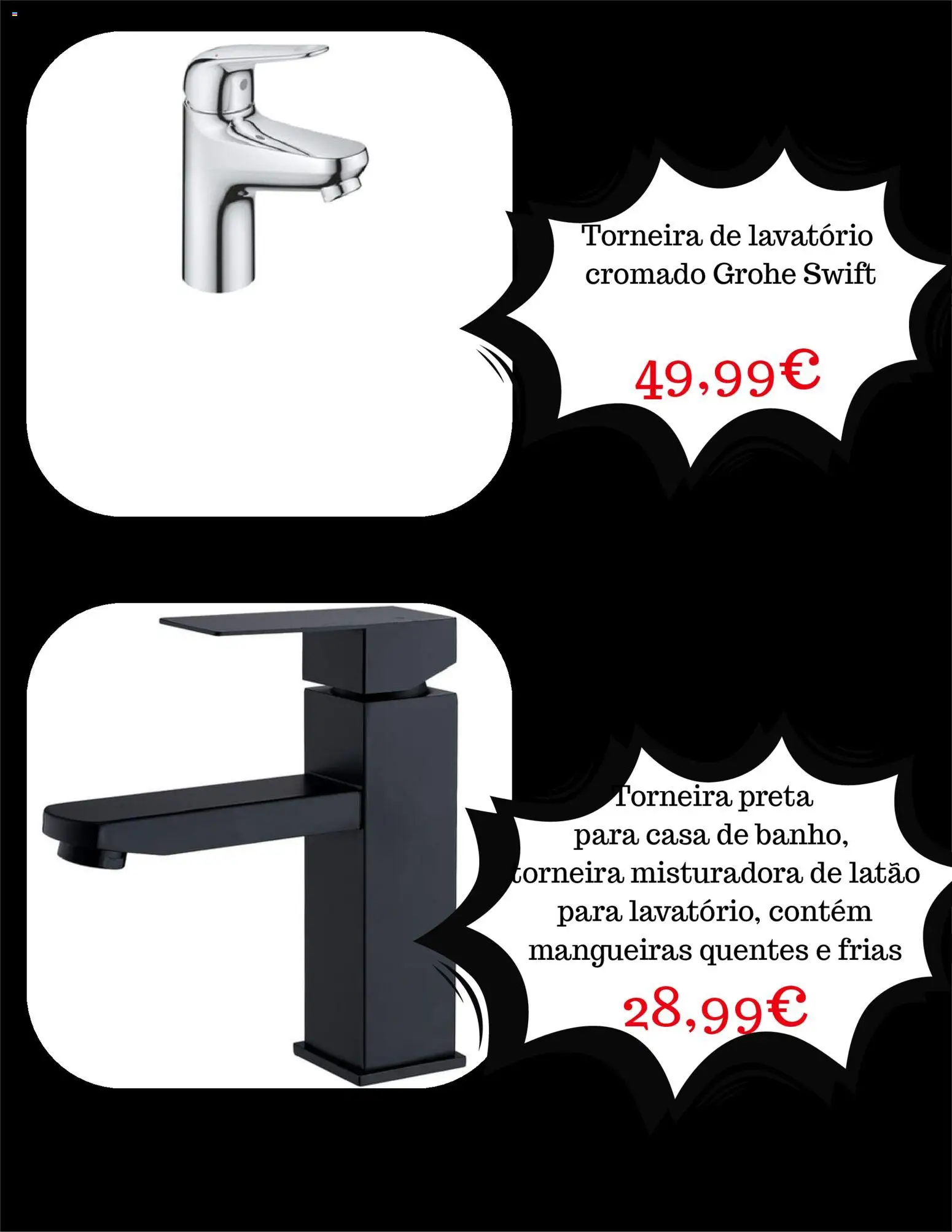 Leroy Merlin Black Friday │ válido de 03.11.2025 | Página: 3 | Produtos: Torneira, Lavatório