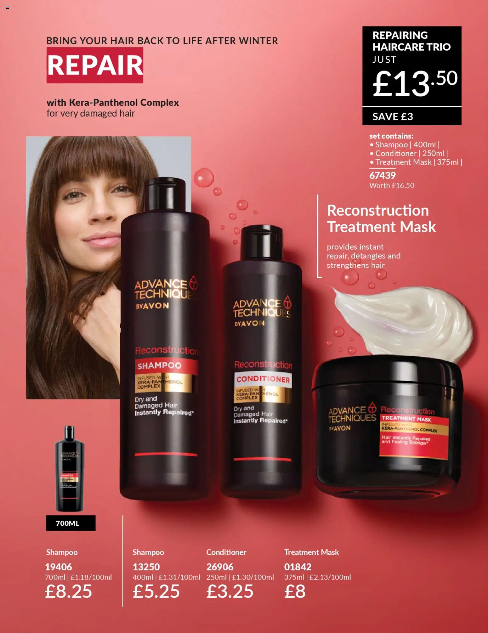 {H1} | Page: 161 | Products: Shampoo, Conditioner, Mask