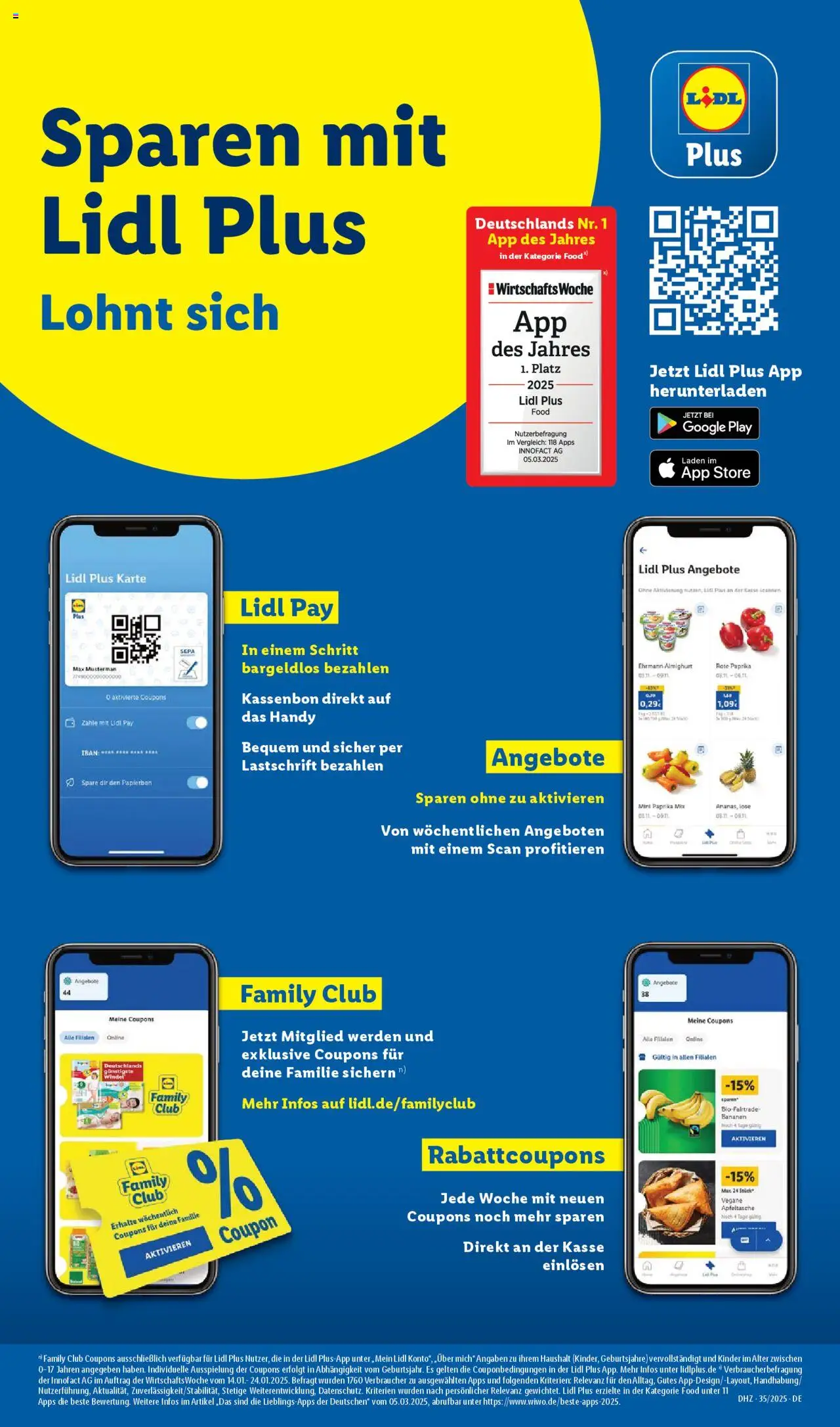 Lidl Prospekt Uffenheim - gültig ab dem 25.08.2025 | Seite: 65 | Produkte: Ehrmann almighurt, Bananen, Paprika
