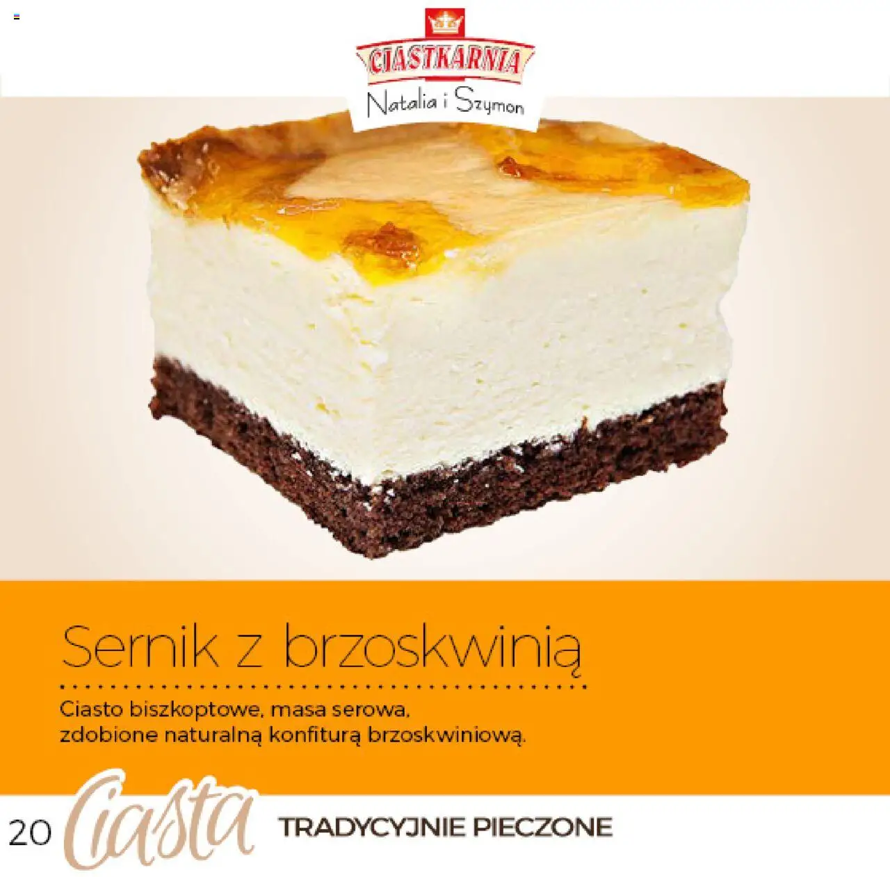 Topaz Gazetka - Ciast od 04.06.2025 | Strona: 20 | Produkty: Ciasto, Brzoskwinie