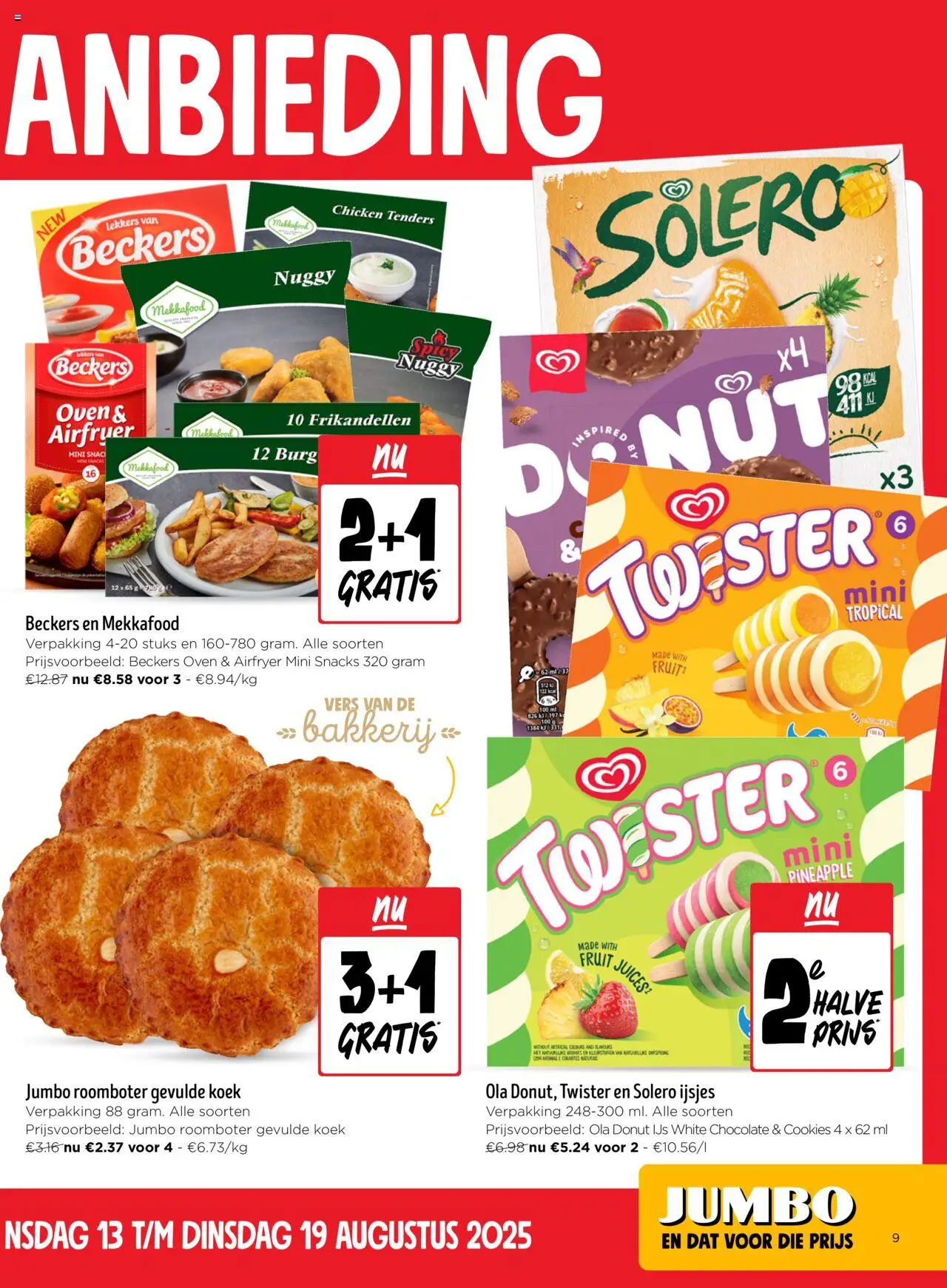  | Pagina: 9 | Producten: Roomboter, Oven, Fruit, Snacks