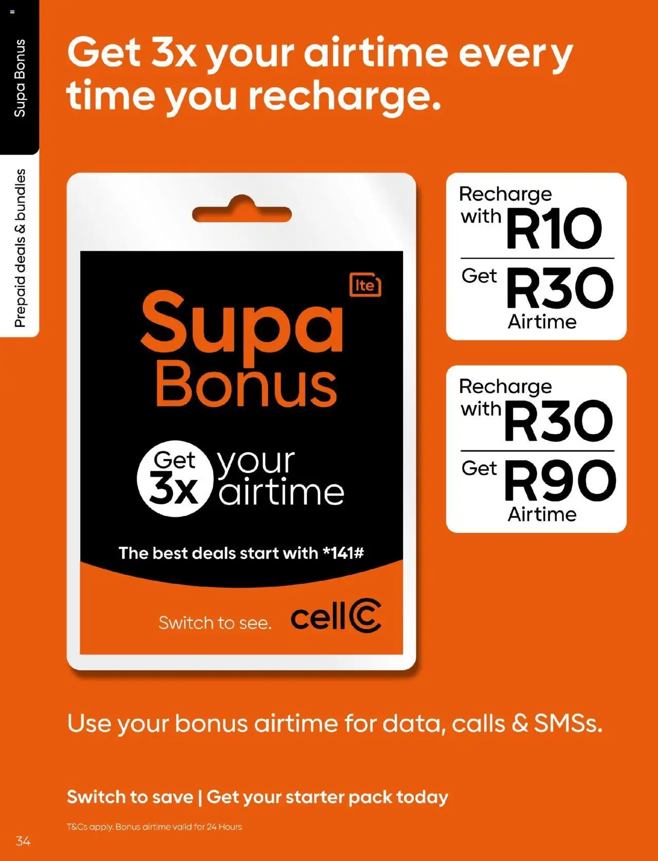 New Cell C catalogue – valid from 16.09.2025 | Page: 34 | Products: Switch