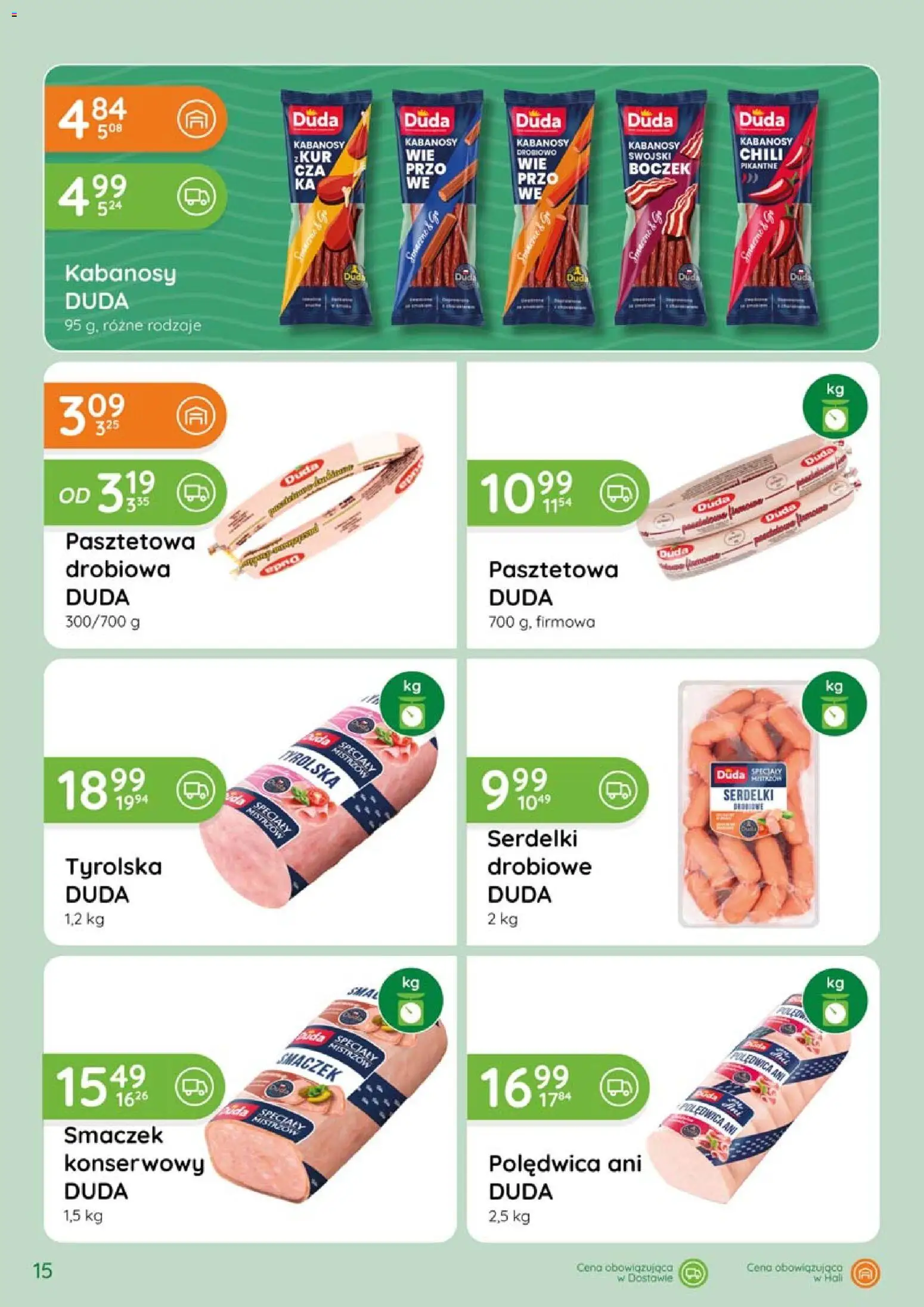 Eurocash gazetka - Katalog Wędlin od 02.04.2026 | Strona: 15 | Produkty: Chili, Kabanosy, Boczek