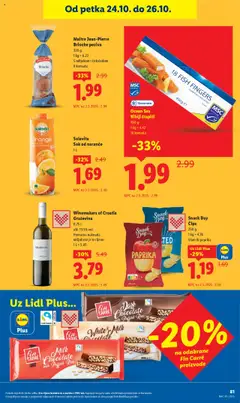 Ocean Sea Riblji štapići, 450 g, 18 komada - Pregled kataloga iz trgovine Lidl, vrijedi od 20.10.2025 | Stranica: 81